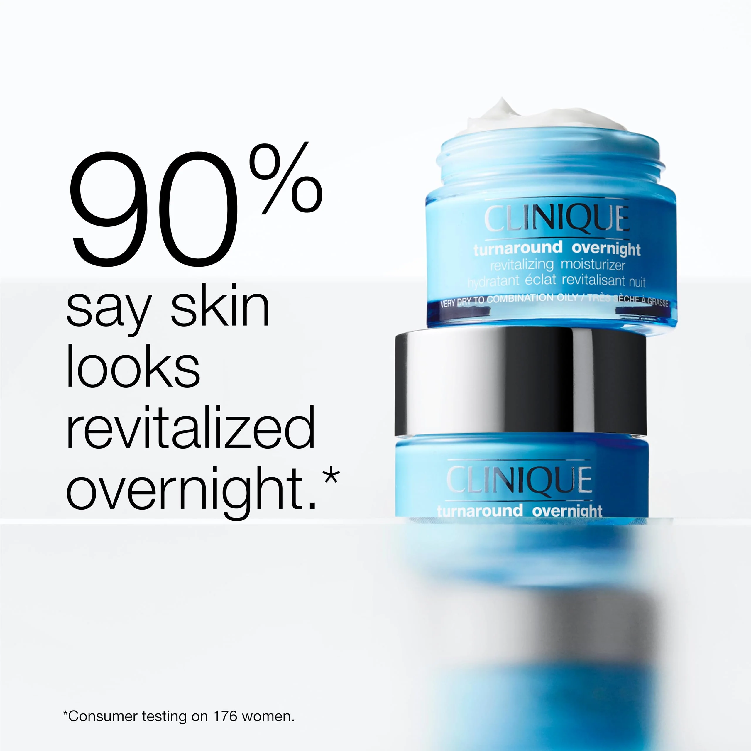 Clinique Turnaround Overnight Revitalizing Moisturizer Face Cream | Hydrating + Plumping, 1.7 Fl Oz - Image 5