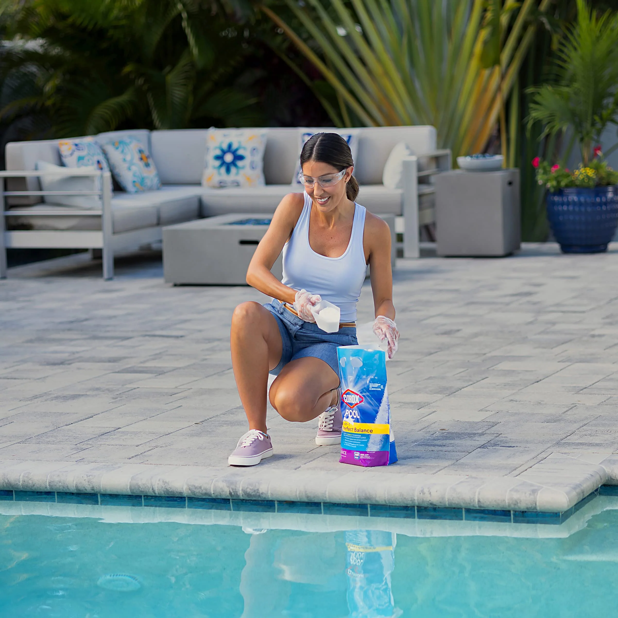Clorox® Pool&Spa™ Swimming Pool 2-in-1 Perfect Balance, Maintains Balanced pH and Alkalinity Levels, 8LB (Pack of 1) - Image 6