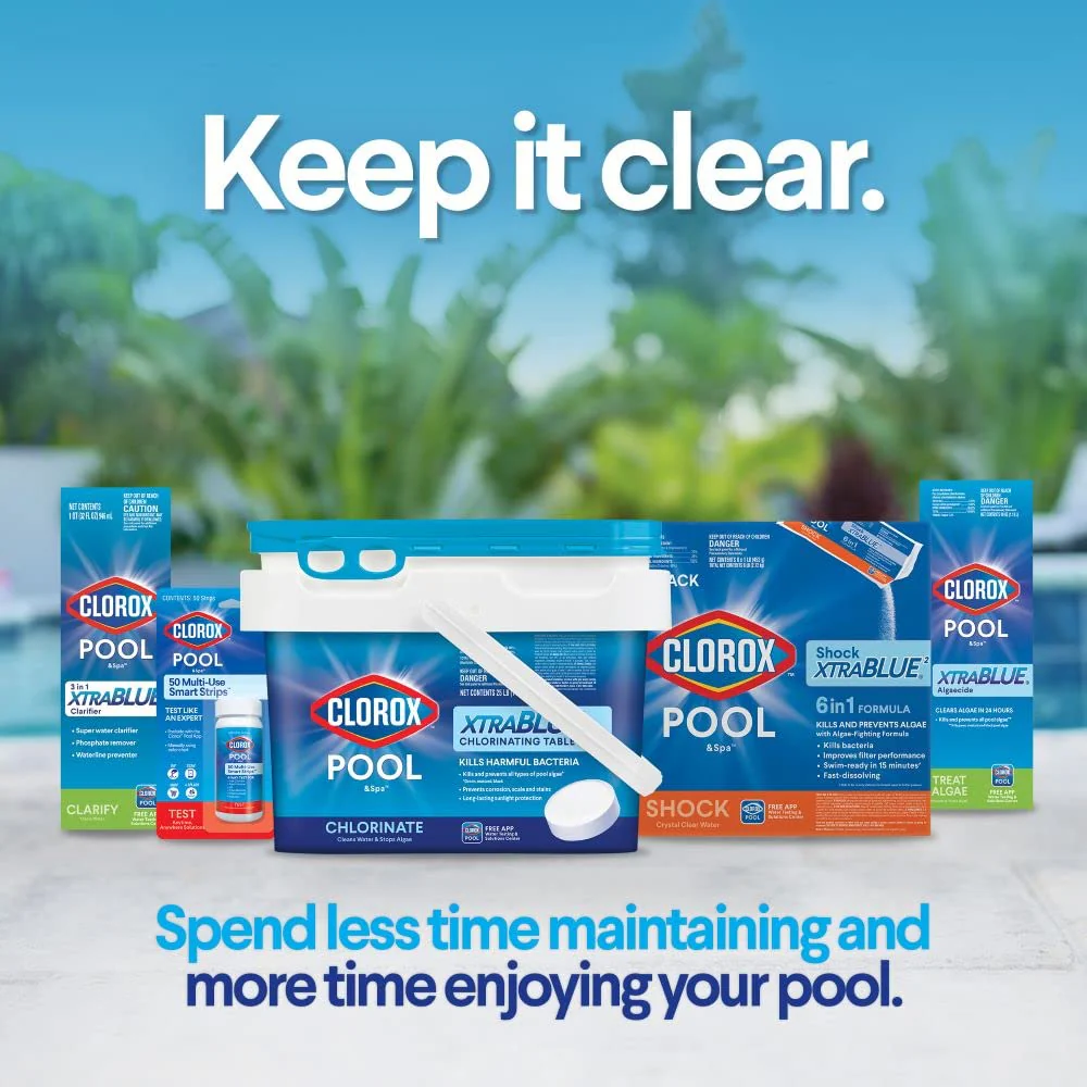 Clorox® Pool&Spa™ Swimming Pool ClearPHOS Water Clarifier and Phosphate Remover, 1 Quart (Pack of 1) - Image 2
