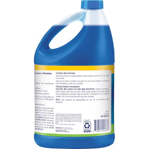 Clorox® Pool&Spa™ Swimming Pool Crazy Clarifier, Creates Crystal Clear Pool Water, 128 Fl Oz (Pack of 1) - Image 3