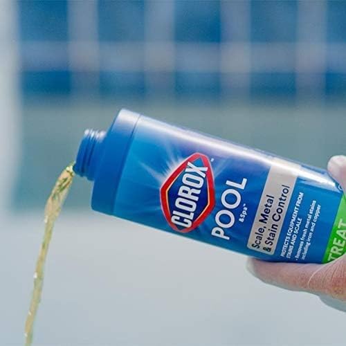 Clorox® Pool&Spa™ Swimming Pool Scale, Metal & Stain Control, Prevents Metal Stains and Scale Formation, Removes Metal Stains, 1 Quart (Pack of 1) - Image 4