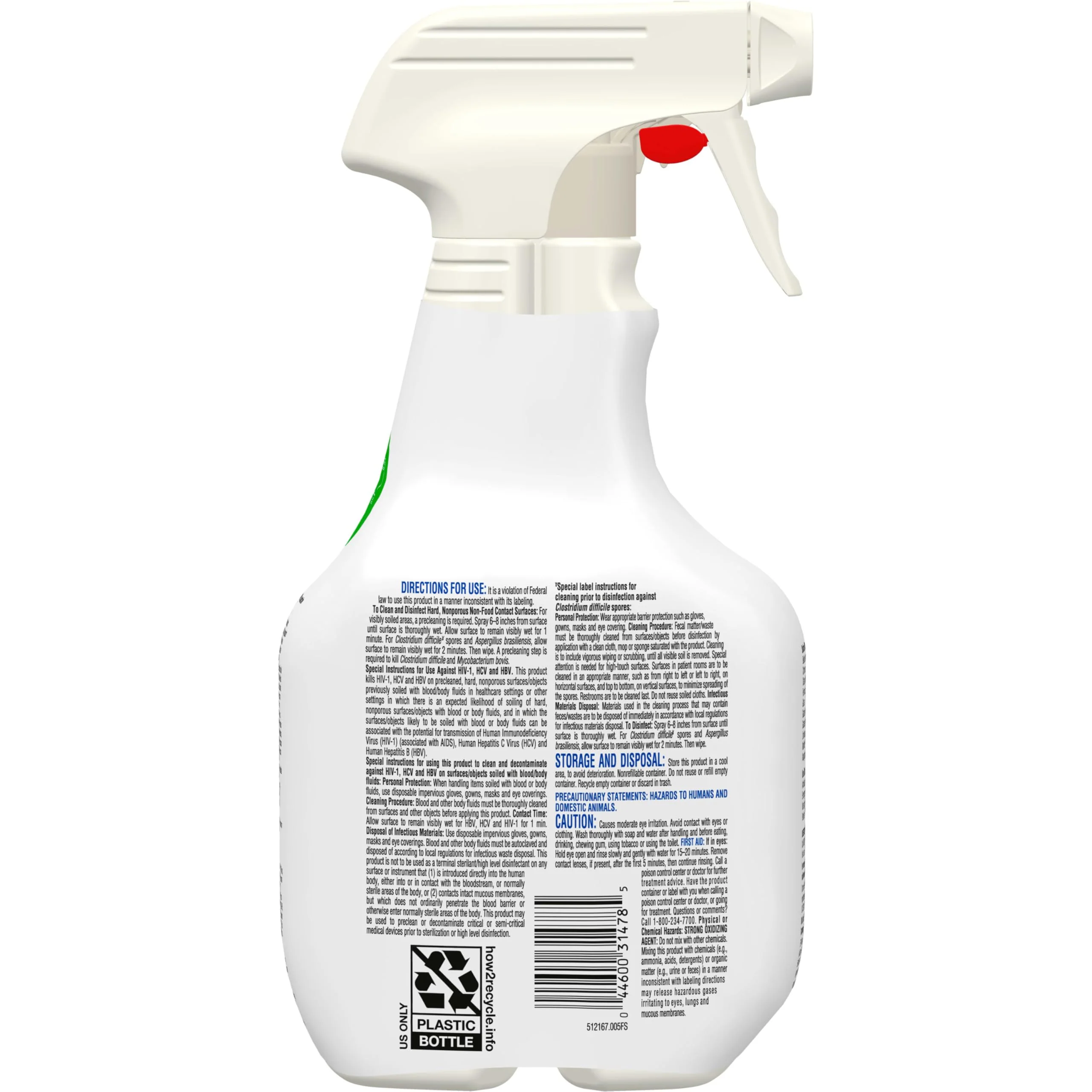 Clorox Healthcare Fuzion Cleaner Disinfectant Spray, 32 Fluid Ounces (Package May Vary) - Image 2