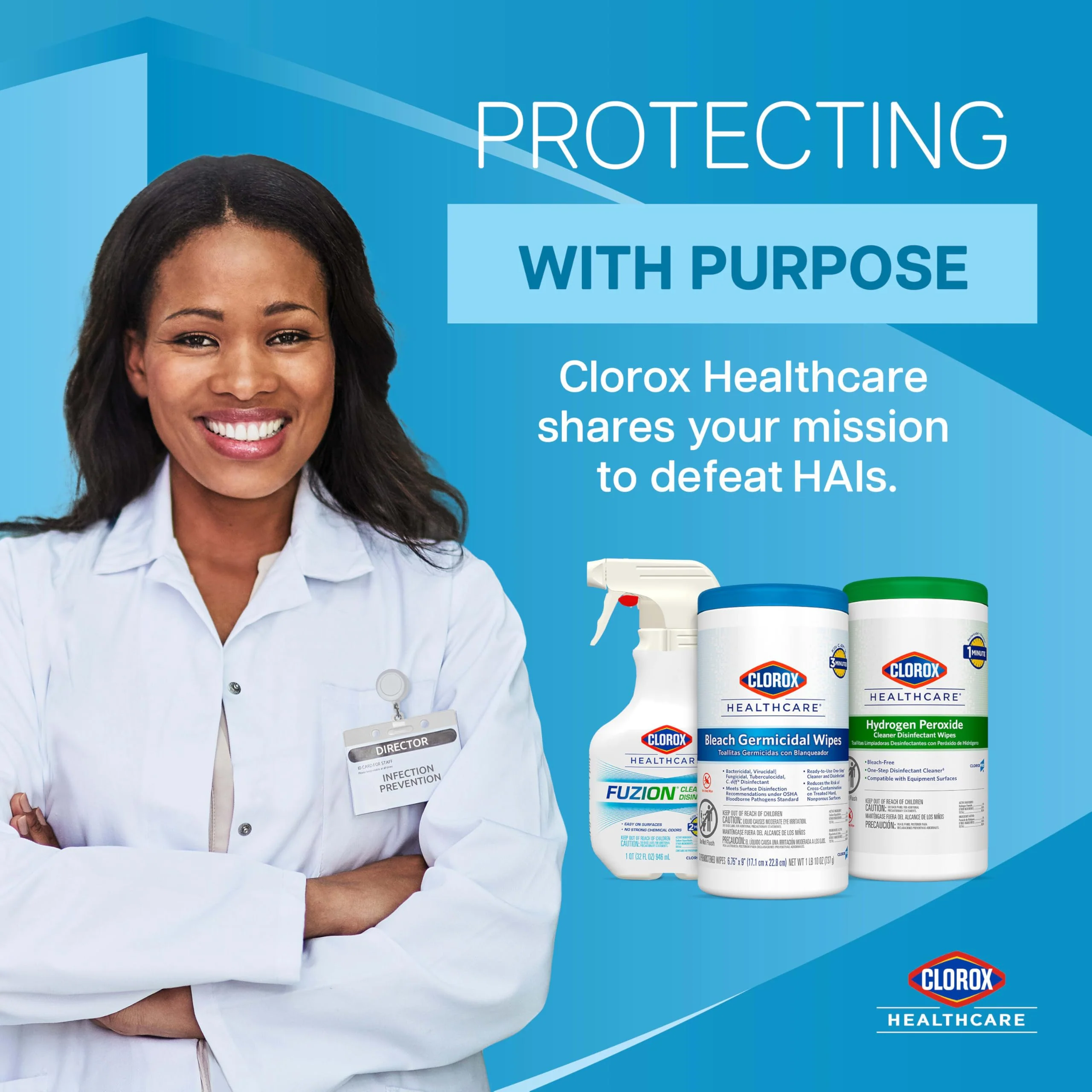 Clorox Healthcare Fuzion Cleaner Disinfectant Spray, 32 Fluid Ounces (Package May Vary) - Image 5