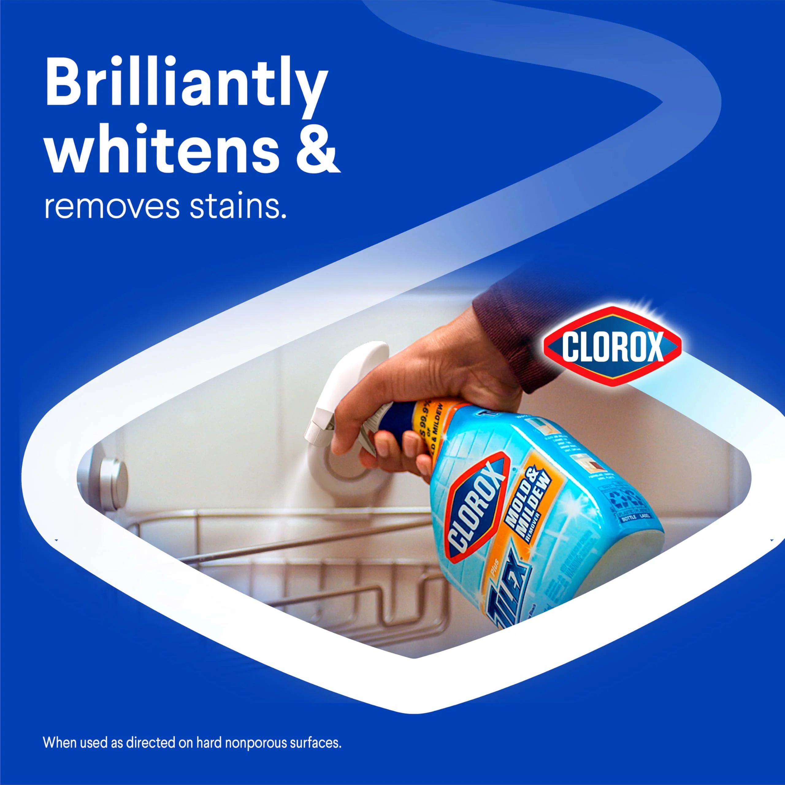 Clorox Plus Tilex Mold and Mildew Remover with Bleach, Spray Bottle, 32 Fluid Ounces, Unscented, Pack of 3 - Image 7