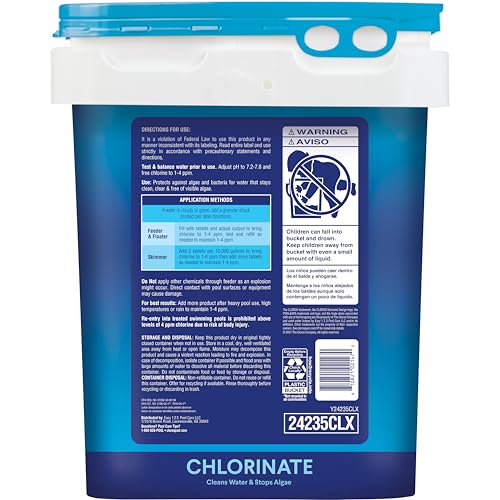 Clorox Pool&Spa XTRABLUE 3” Chlorinating Tablets, Individually Wrapped, Kills Bacteria & Stops Algae (35 LB) - Image 10