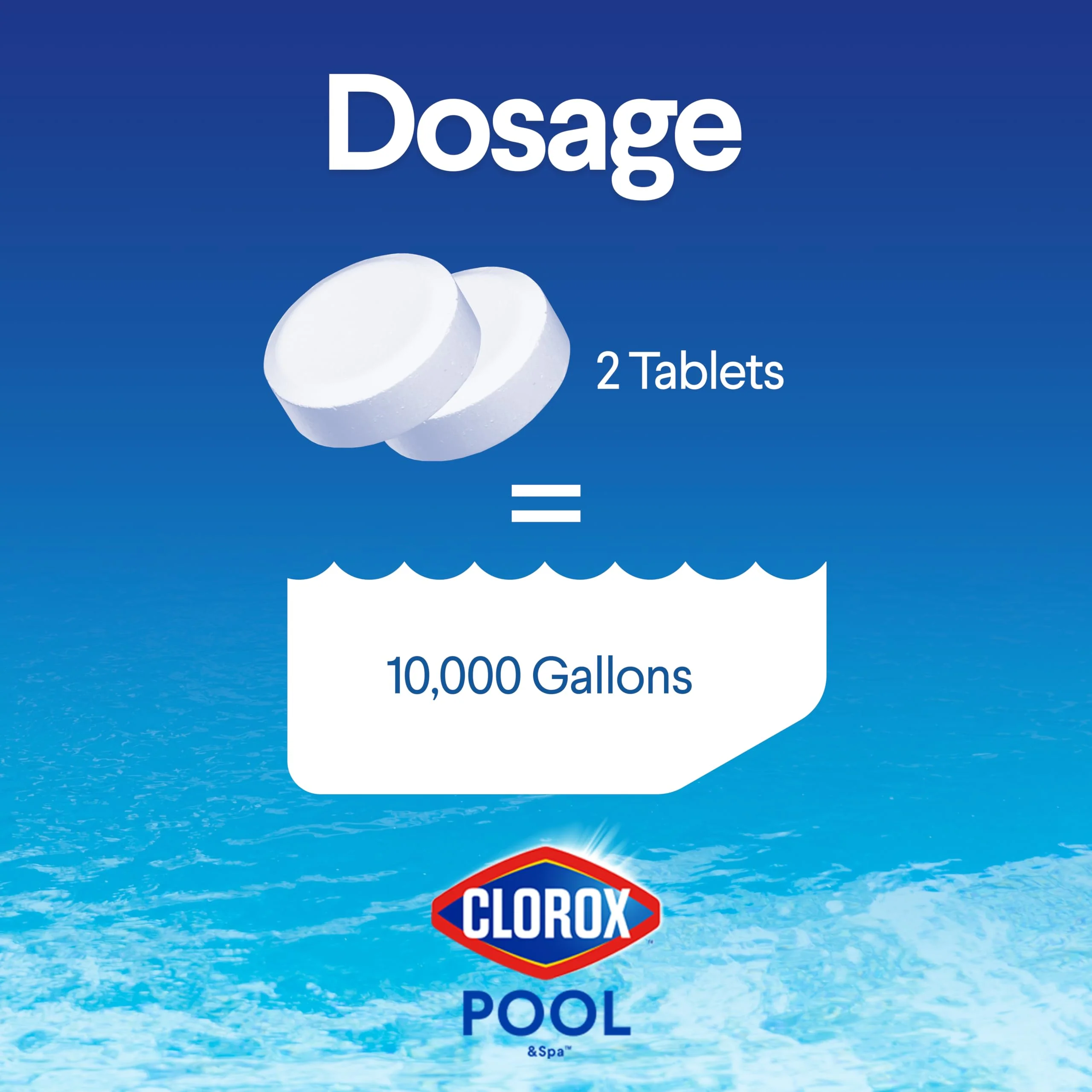 Clorox Pool&Spa XTRABLUE 3” Chlorinating Tablets, Individually Wrapped, Kills Bacteria & Stops Algae (35 LB) - Image 7