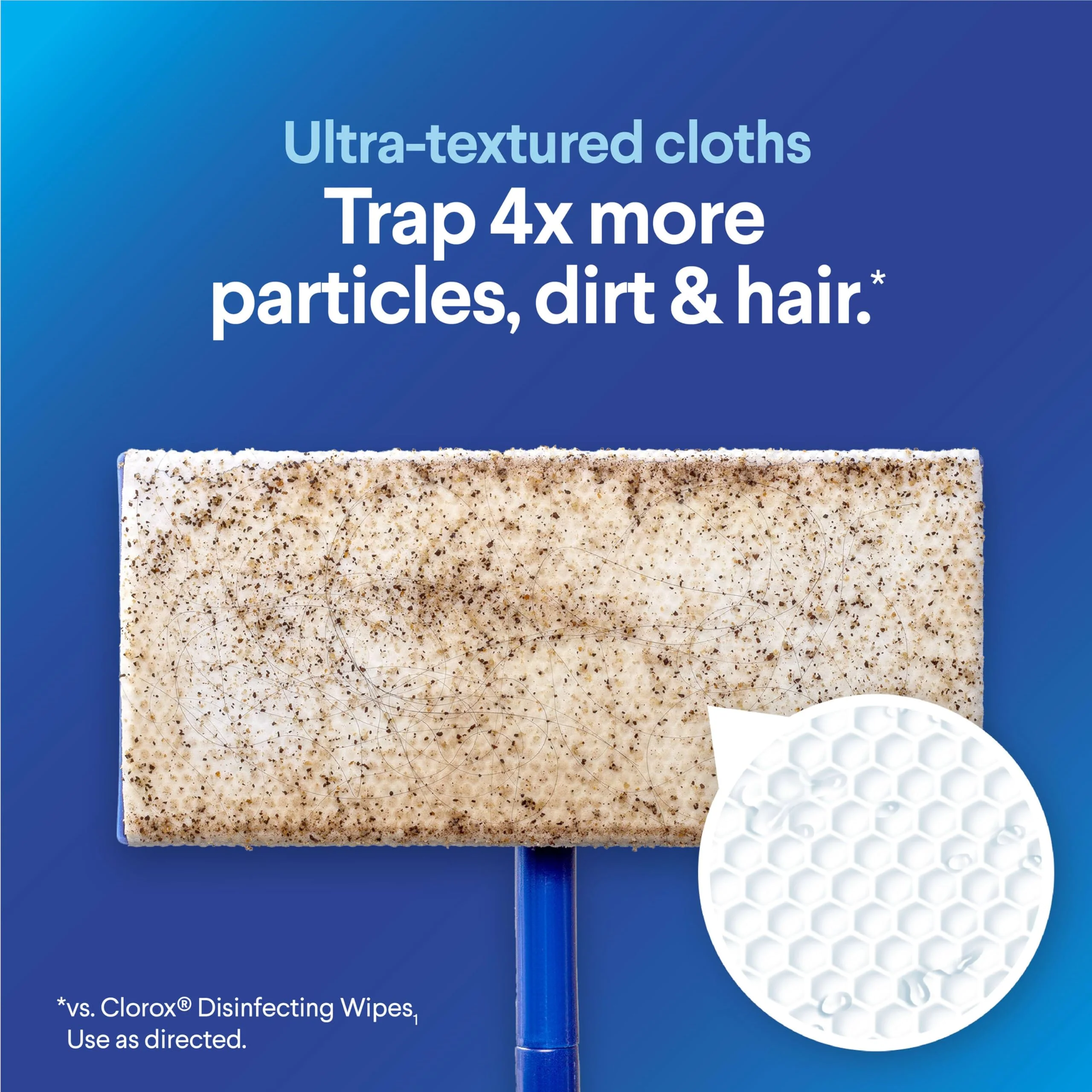 Clorox Scentiva Disinfecting Wet Mop Pad, Disposable Mop Heads, Coconut and Waterlily, 2 Packs, 24 Wet Refills Per Pack (Package May Vary) - Image 8