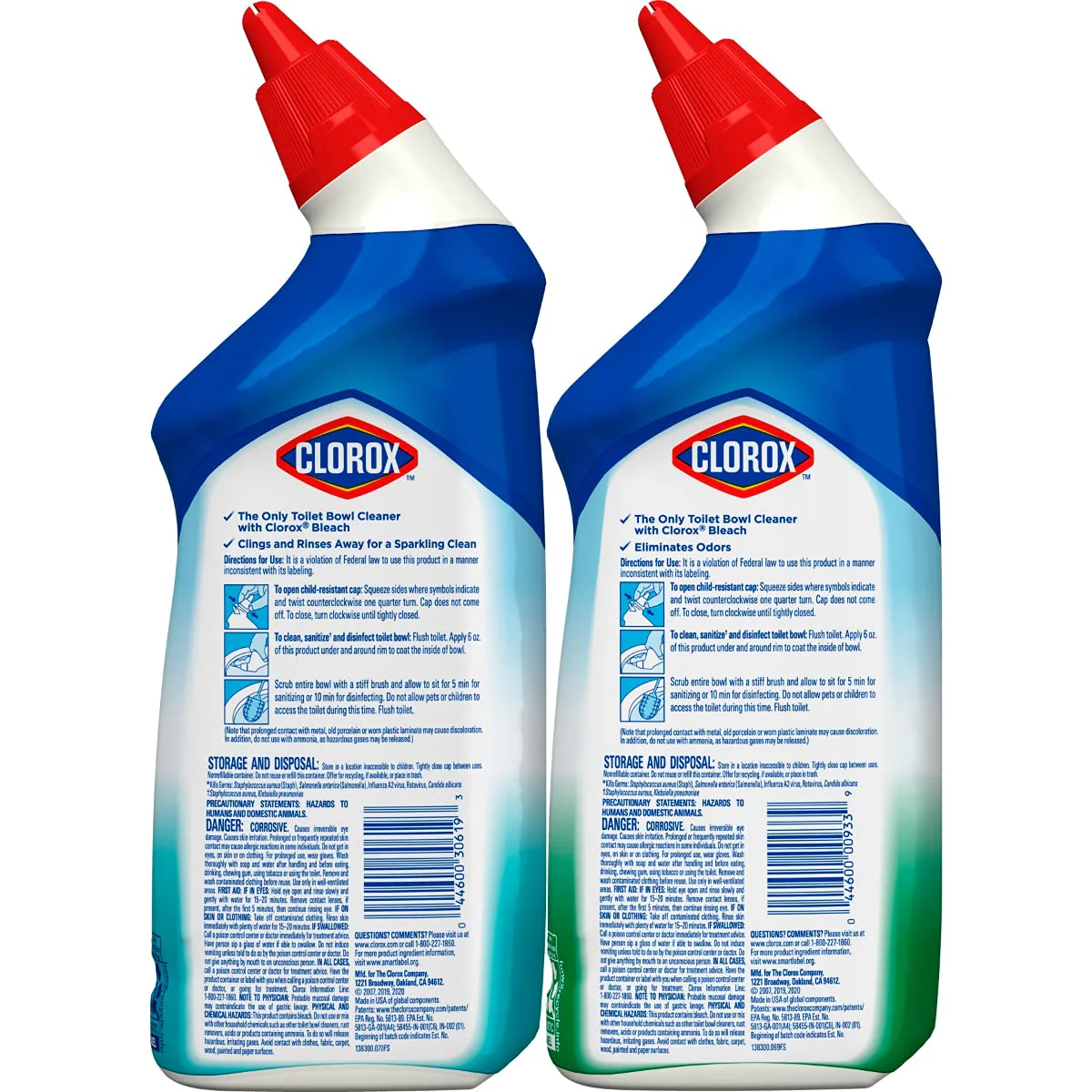 Clorox Toilet Bowl Cleaner with Bleach Variety Pack - 24 Ounces - Pack of 4 (Package May Vary) - Image 2