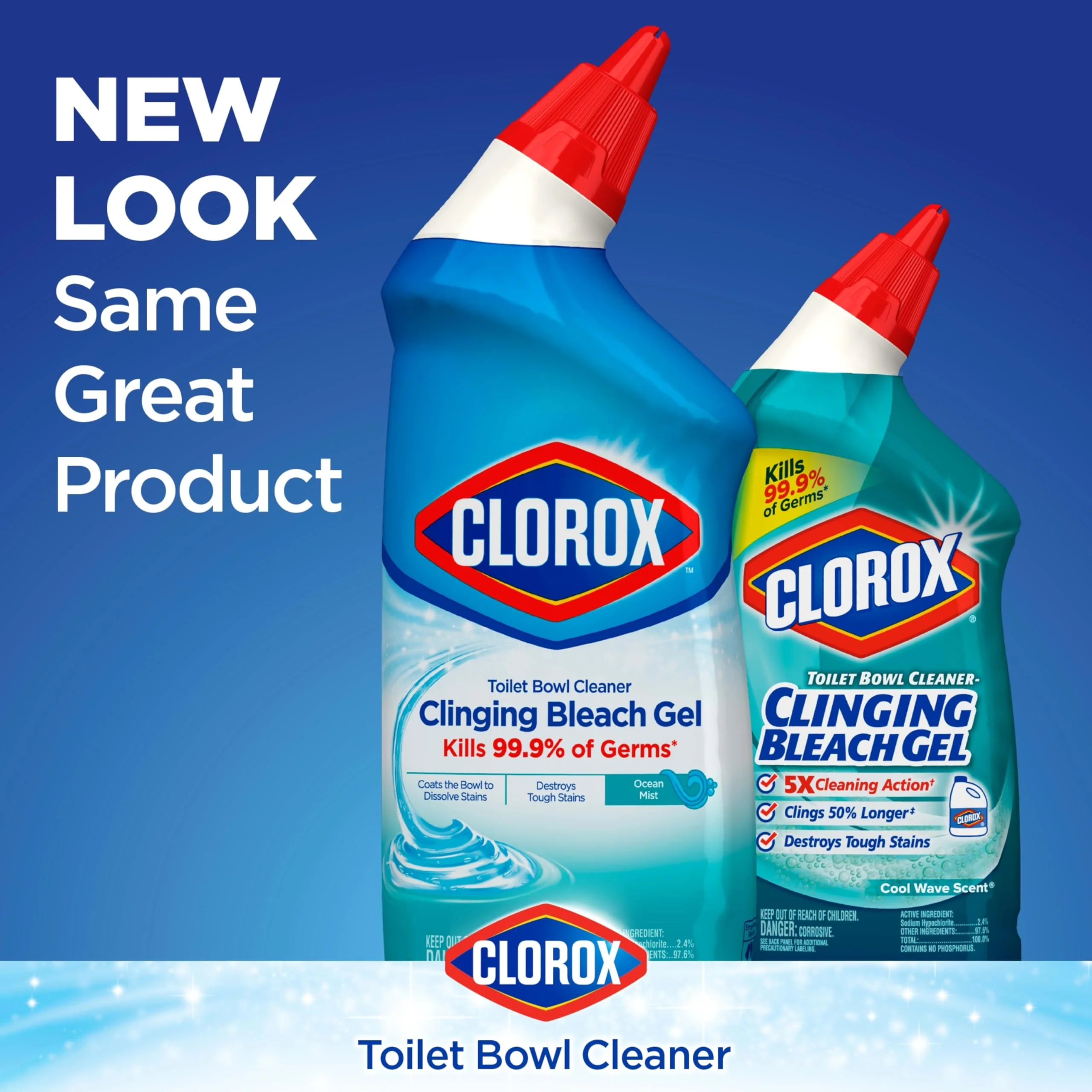 Clorox Toilet Bowl Cleaner with Bleach Variety Pack - 24 Ounces - Pack of 4 (Package May Vary) - Image 9