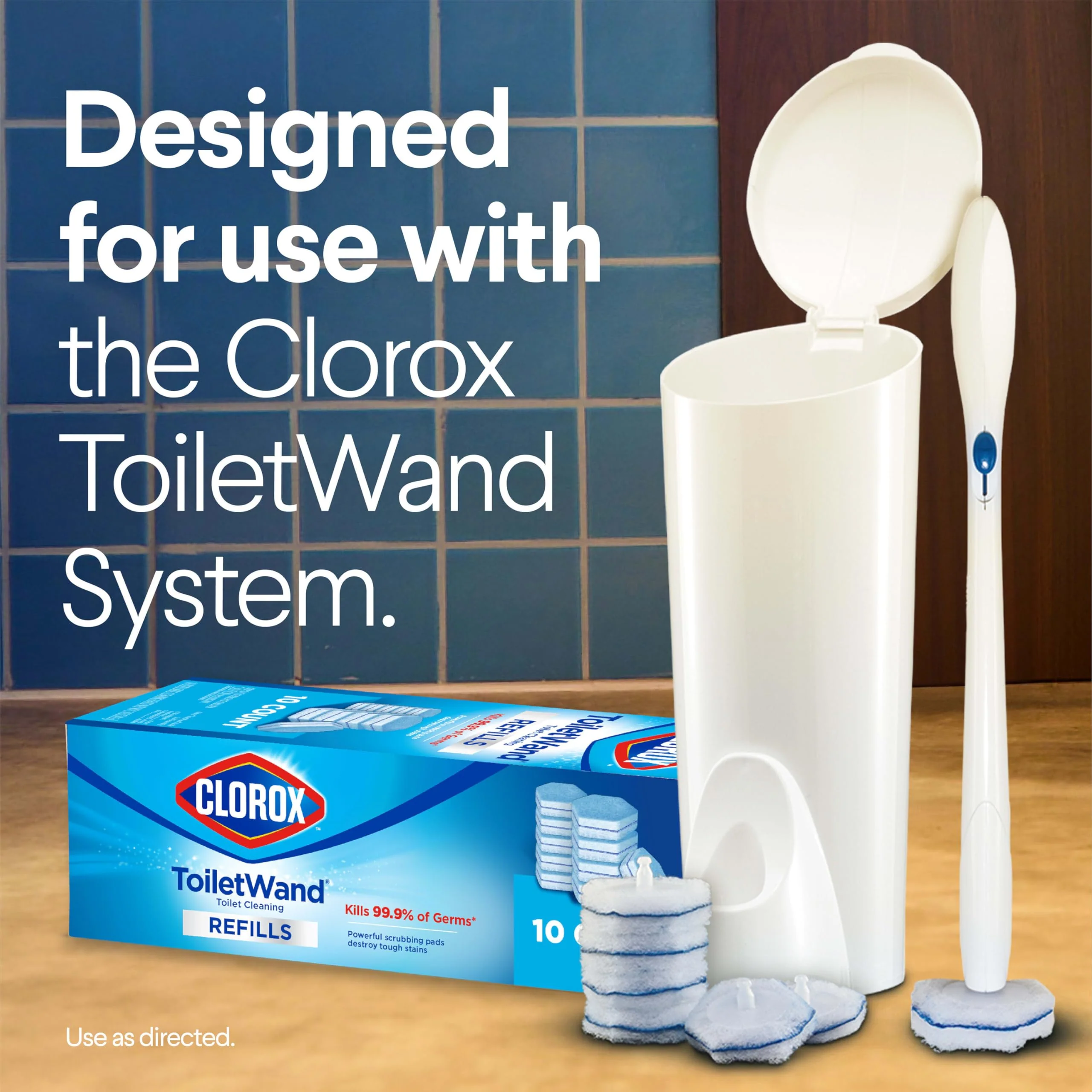 Clorox ToiletWand Toilet Cleaner Refills, Toilet brush, Original, 10 Count - Image 4