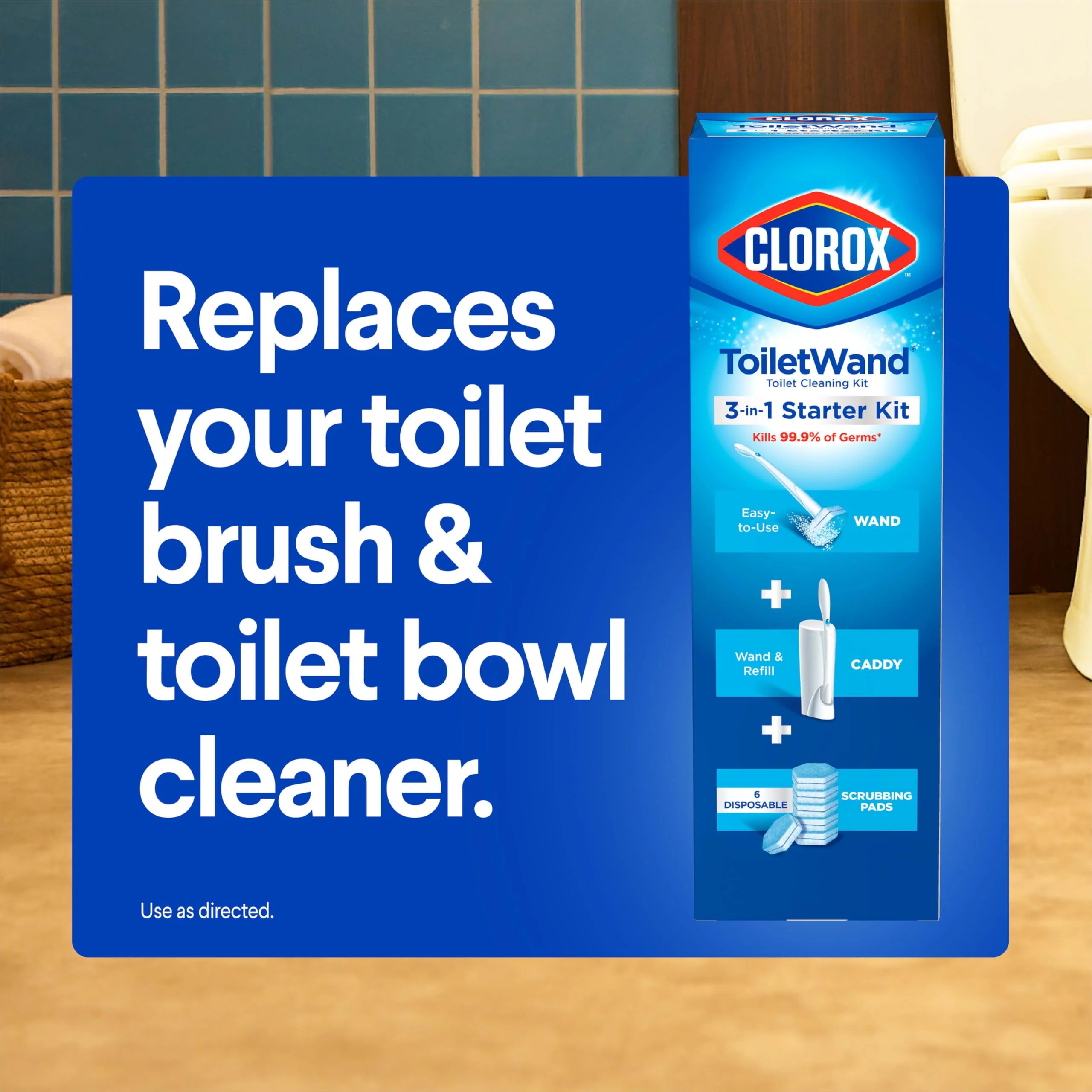 Clorox ToiletWand Toilet Cleaner Refills, Toilet brush, Original, 10 Count - Image 8