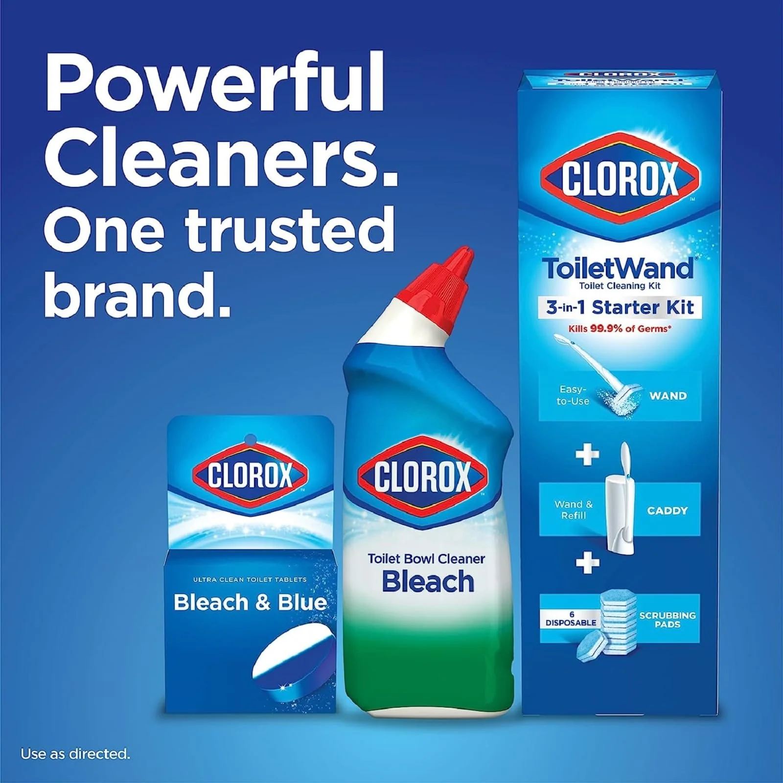 Clorox ToiletWand Toilet Cleaner Refills, Toilet brush, Rainforest Rush, 30 Ct - Image 3