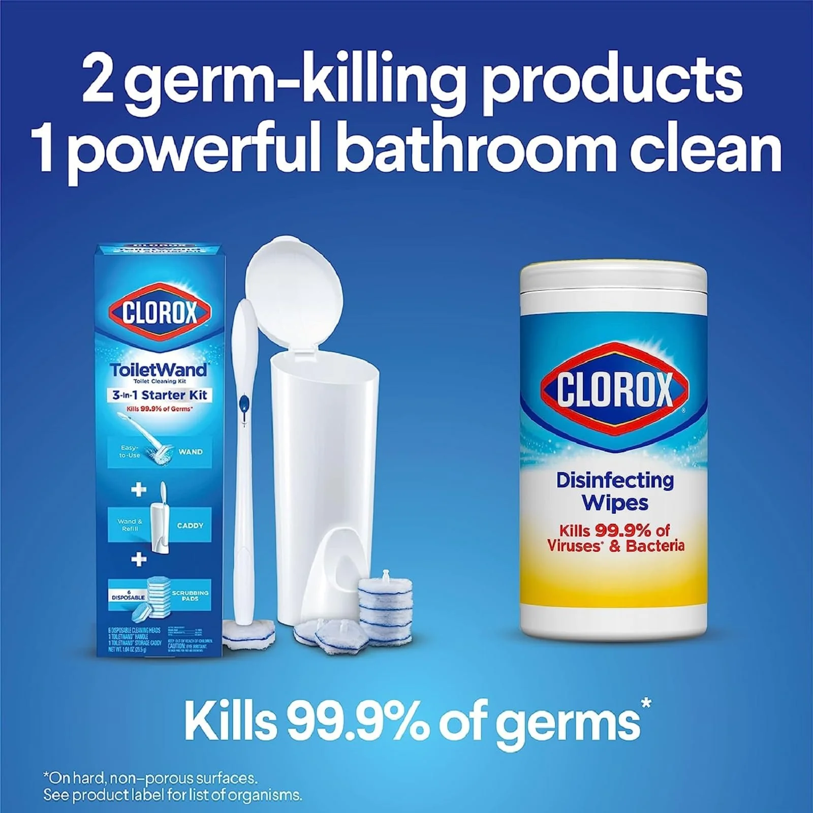 Clorox ToiletWand Toilet Cleaner Refills, Toilet brush, Rainforest Rush, 30 Ct - Image 8