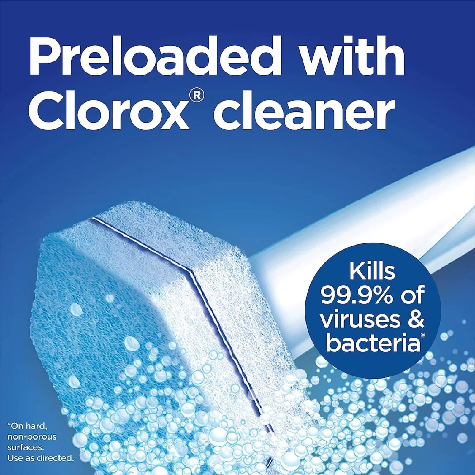 Clorox ToiletWand Toilet Cleaner Refills, Toilet brush, Rainforest Rush, 30 Ct - Image 9