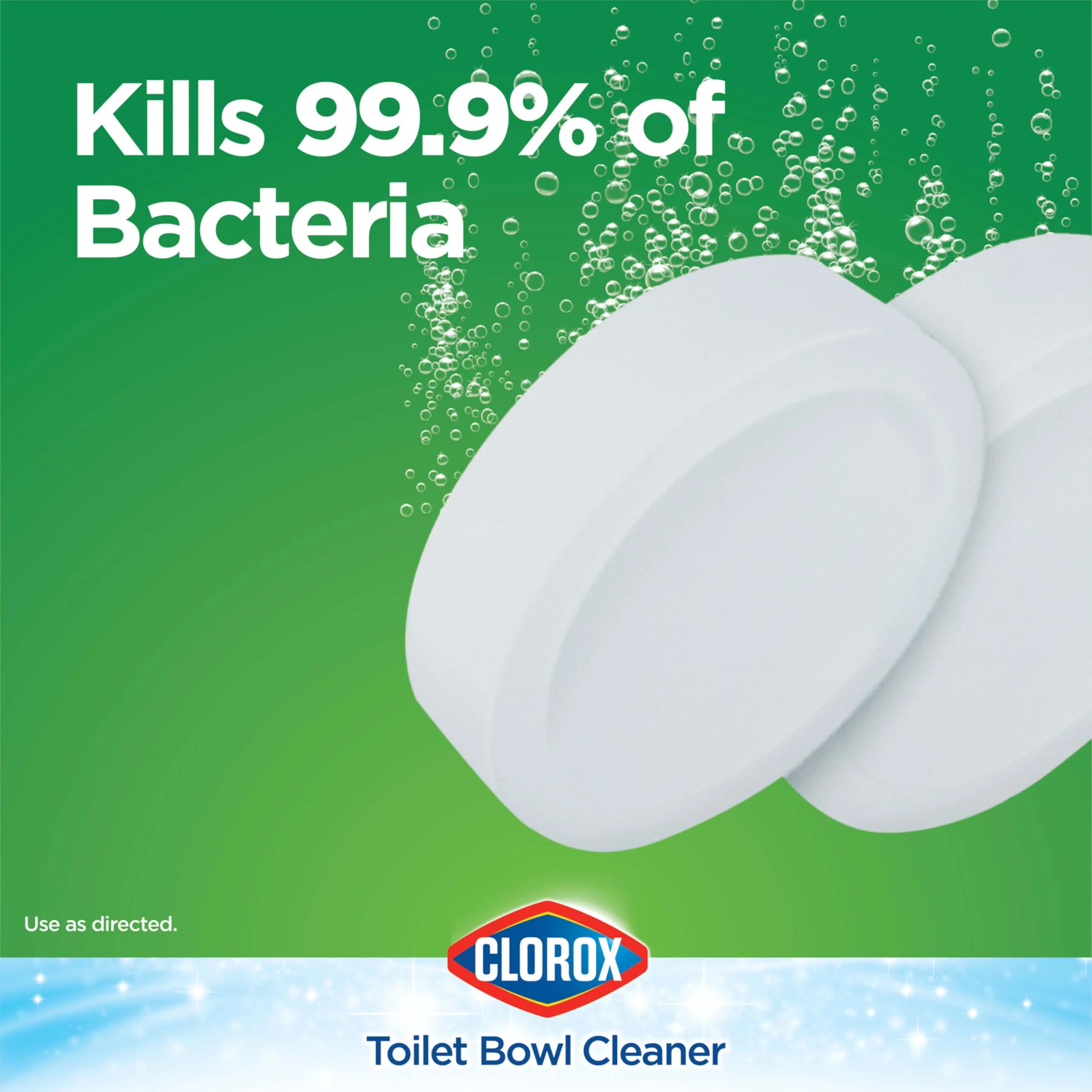 Clorox Ultra Clean Toilet Tablets Bleach 4 Count, 3.5 Ounces Each (Package May Vary) - Image 2