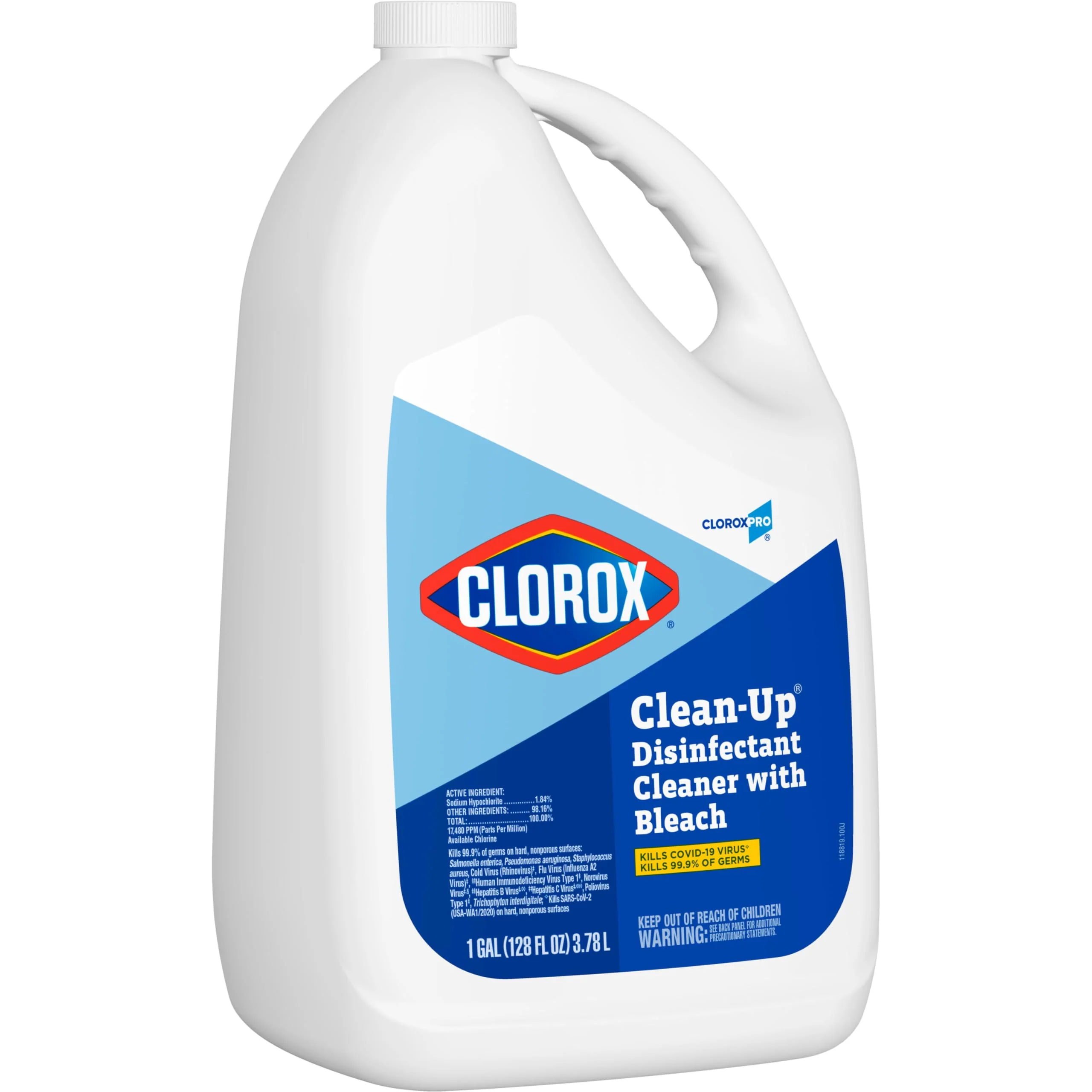 CloroxPro Clorox Clean-Up Disinfectant Cleaner with Bleach Refill, 128 Ounces (Package May Vary) - Image 3