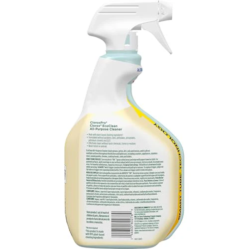 CloroxPro Clorox EcoClean All-Purpose Cleaner Spray Bottle, 32 Fluid Ounces, Pack of 9 - Image 2