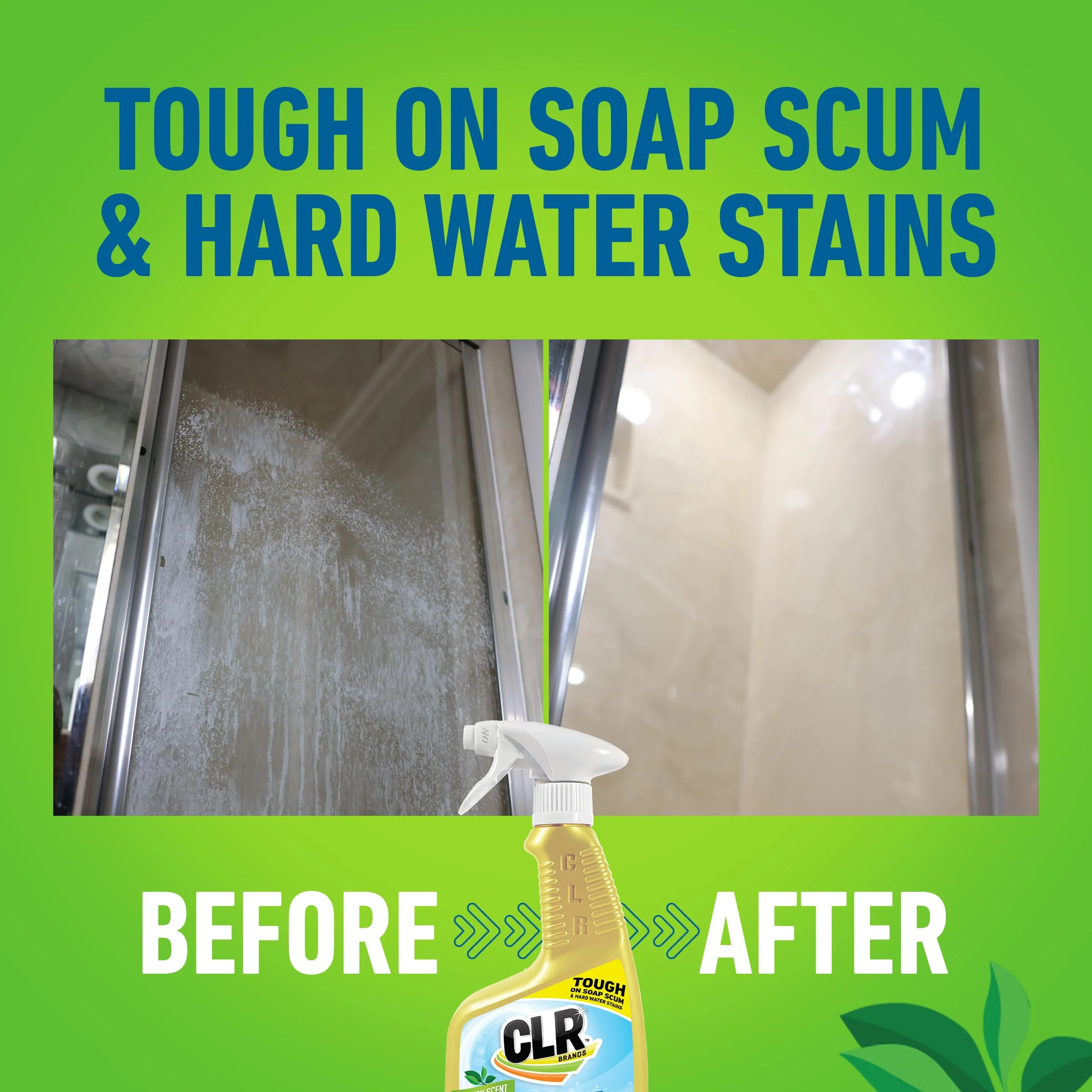 CLR Brilliant Bath Foaming Bathroom Cleaner Spray - Dissolves Calcium, Lime, and Soap Scum - Fresh Scent, 26 Ounce Bottle (Pack of 4) - Image 4