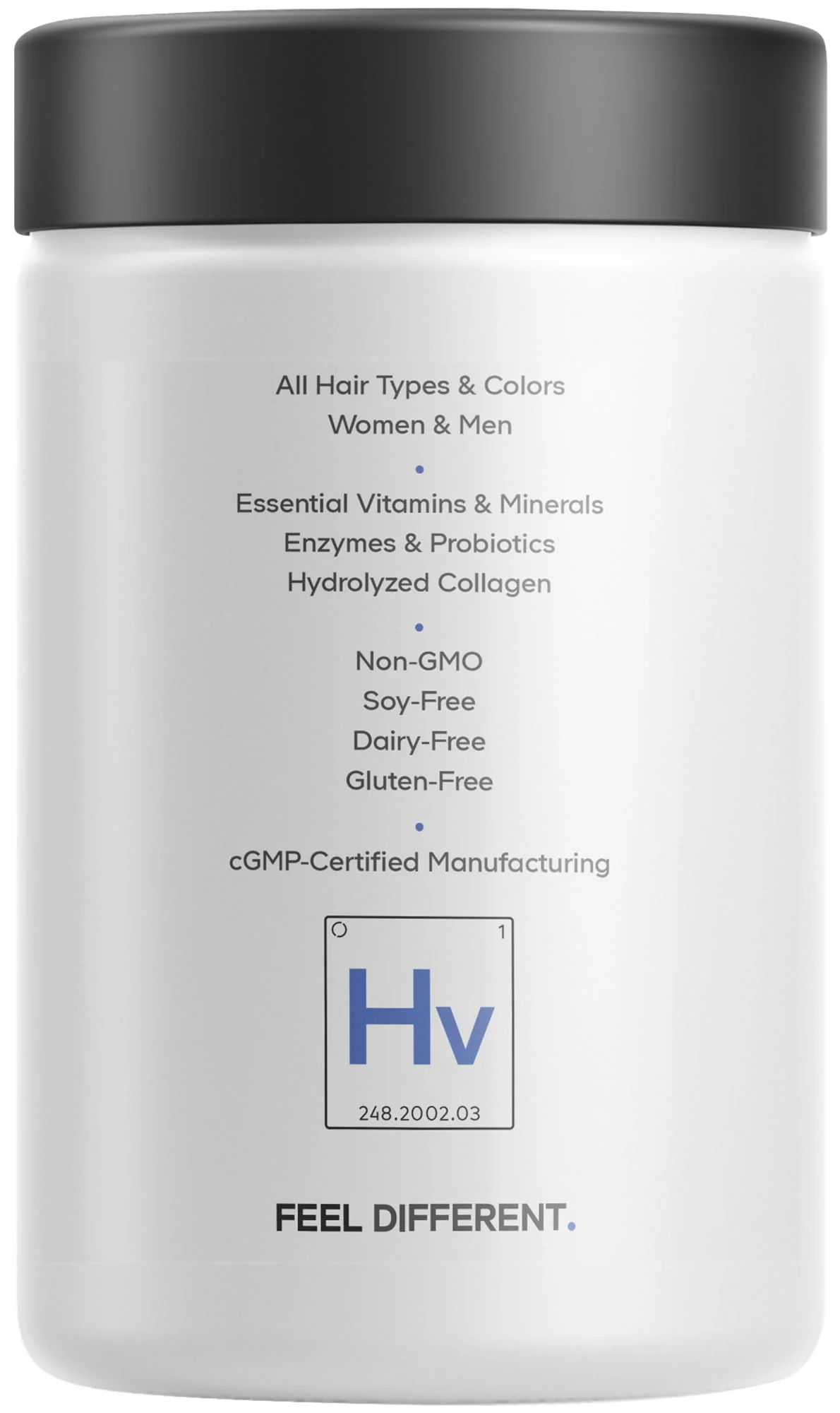Codeage Hair Vitamins 10000 mcg Biotin, Keratin, Collagen, Vitamin A, B12, C, D3, E, Zinc, Turmeric, Probiotics, Enzymes, Inositol - Hair Care Support - Healthy Hair Supplement Pills - 2 Pack - Image 2