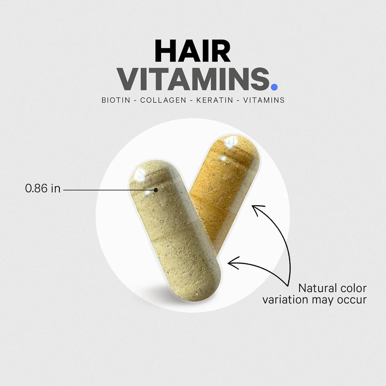 Codeage Hair Vitamins 10000 mcg Biotin, Keratin, Collagen, Vitamin A, B12, C, D3, E, Zinc, Turmeric, Probiotics, Enzymes, Inositol - Hair Care Support - Healthy Hair Supplement Pills - 2 Pack - Image 7