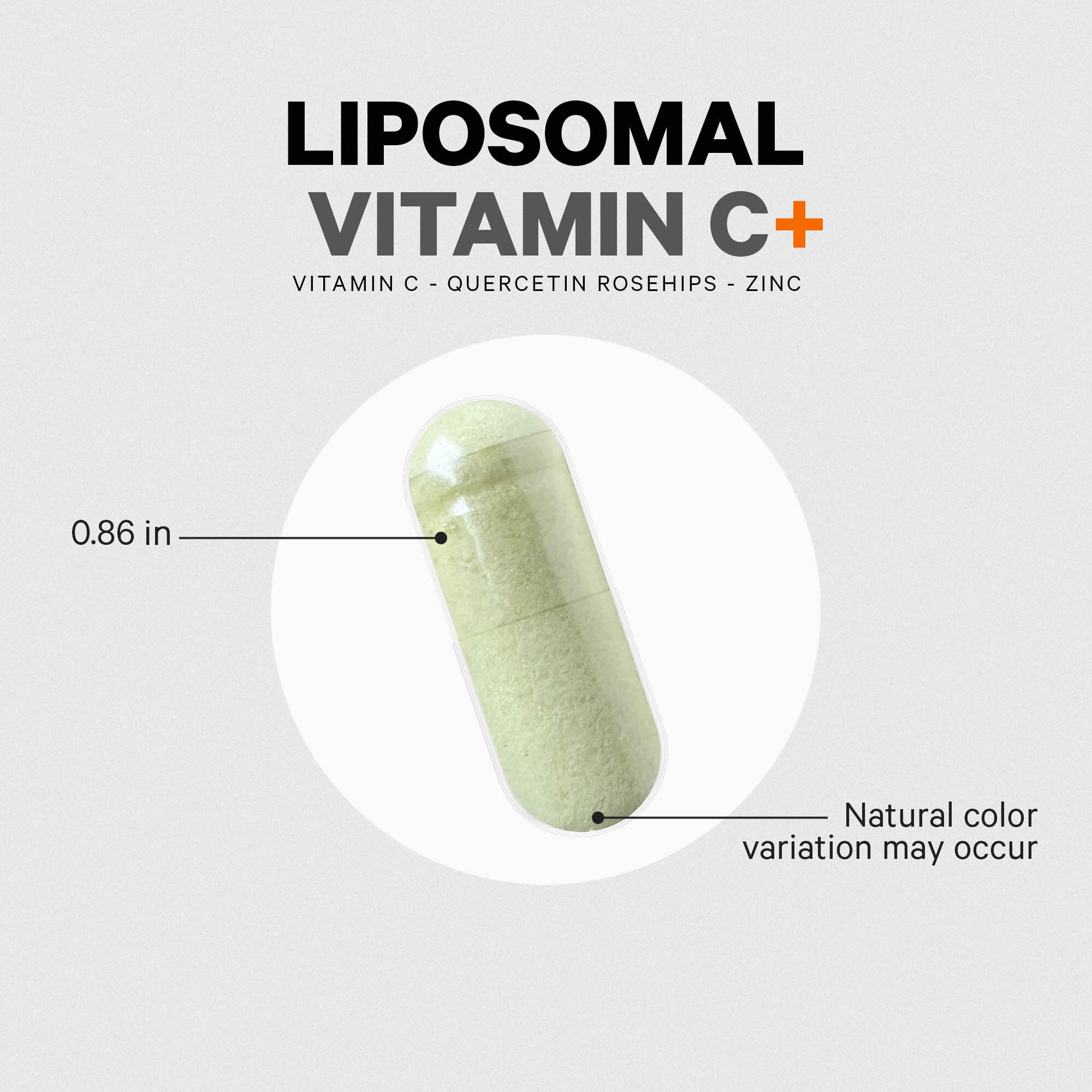 Codeage Liposomal Vitamin C 1500mg with Zinc, Elderberry, Citrus Bioflavonoids Grapefruit, Lemon, Orange Powder, Quercetin & Rose Hips Fruit – Vegan Supplement - Non-GMO, Vegan Pills - 2 Pack - Image 4