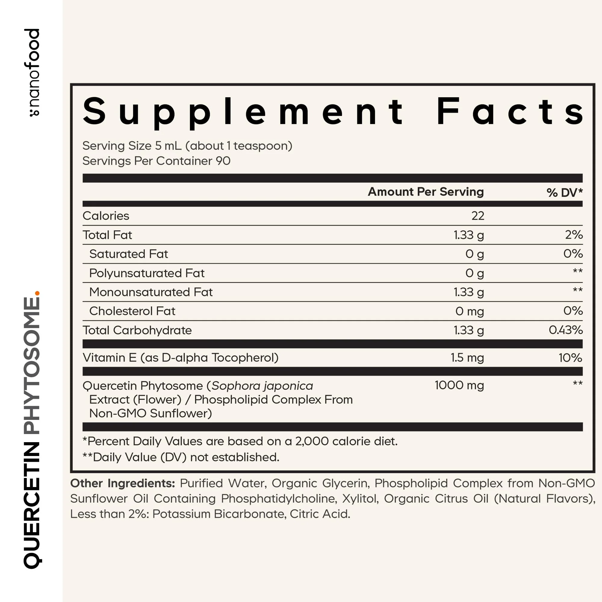 Codeage Liquid Quercetin Phytosome Supplement, Quercetin 1000 mg Dihydrate, 3-Month Supply, Immune Support, Sophora Japonica, Vitamin E, Liposomal Delivery, Vegan, Non-GMO, 15.22 fl oz - Image 9