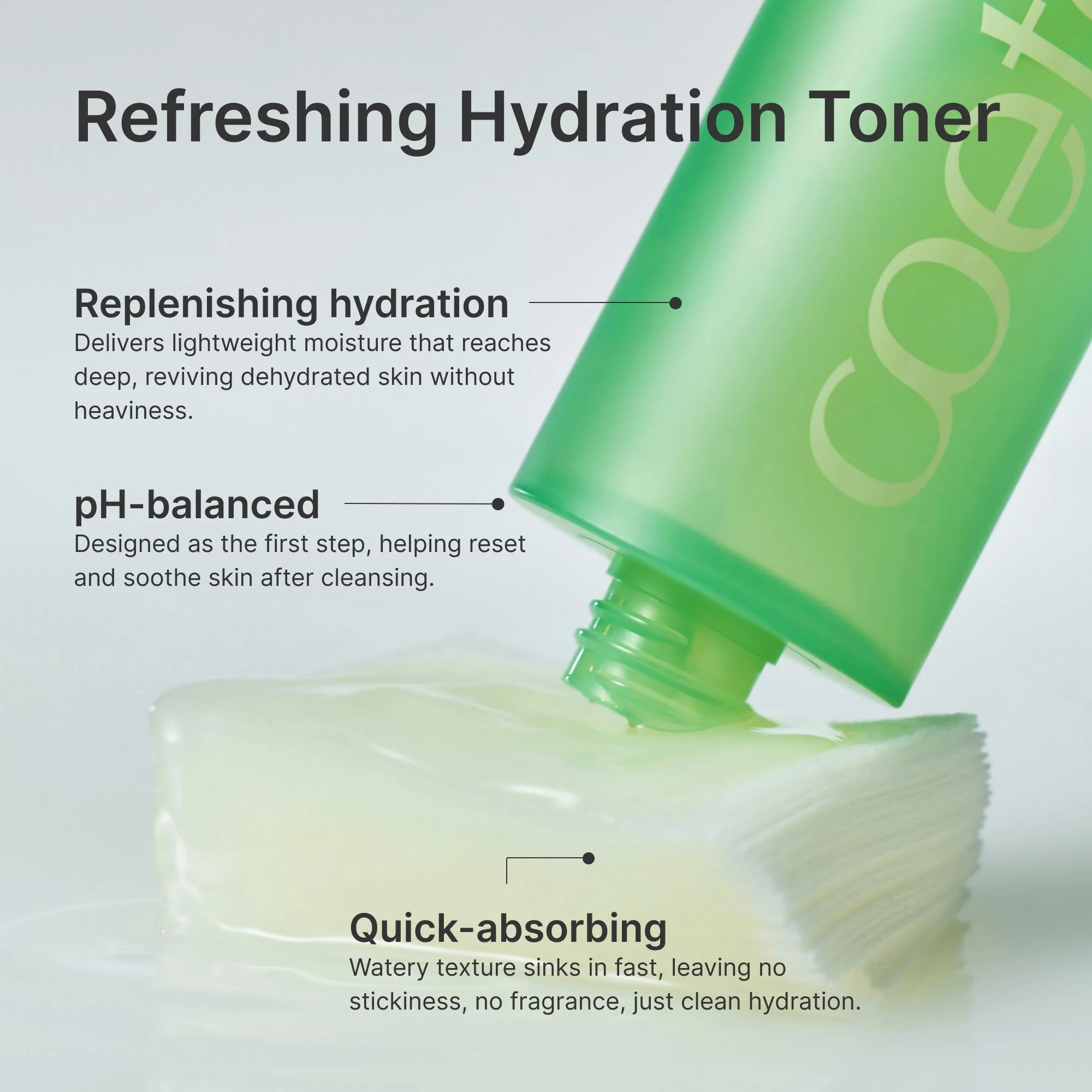 Coeternal Refreshing Hydration Toner, Korean Face Toner with Hyaluronic Acid & Algae11, Hydrating & Calming for Glass Skin, Dry or Oily Skin, K-Beauty Skincare 150ml / 5.07 fl.oz. - Image 8