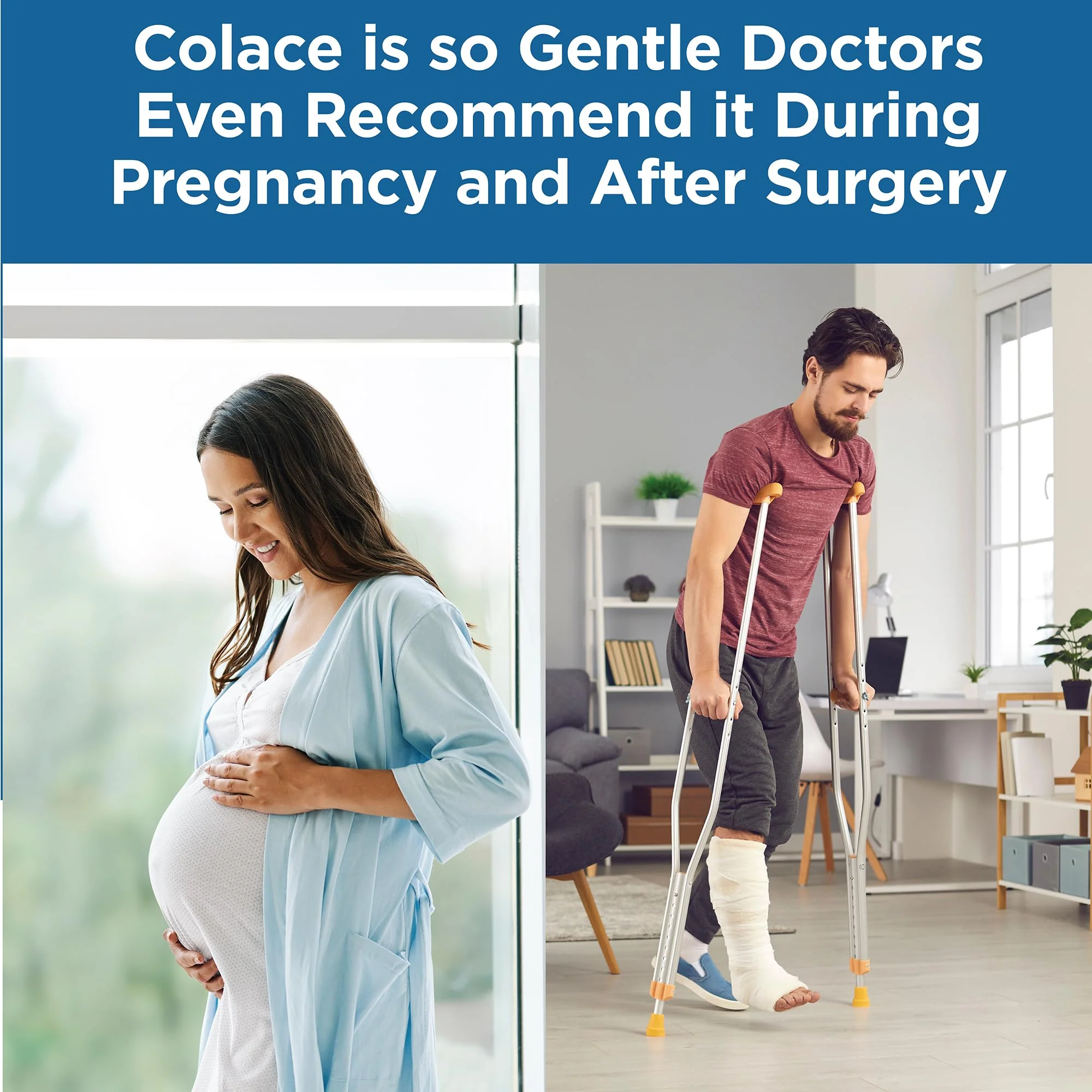 Colace Stool Softener 100 mg, 100 Capsules, Constipation Relief, Docusate Sodium, Gentle Docusate, Stimulant-Free, Regular Strength, #1 Doctor Recommended Stool Softener Brand - Image 3