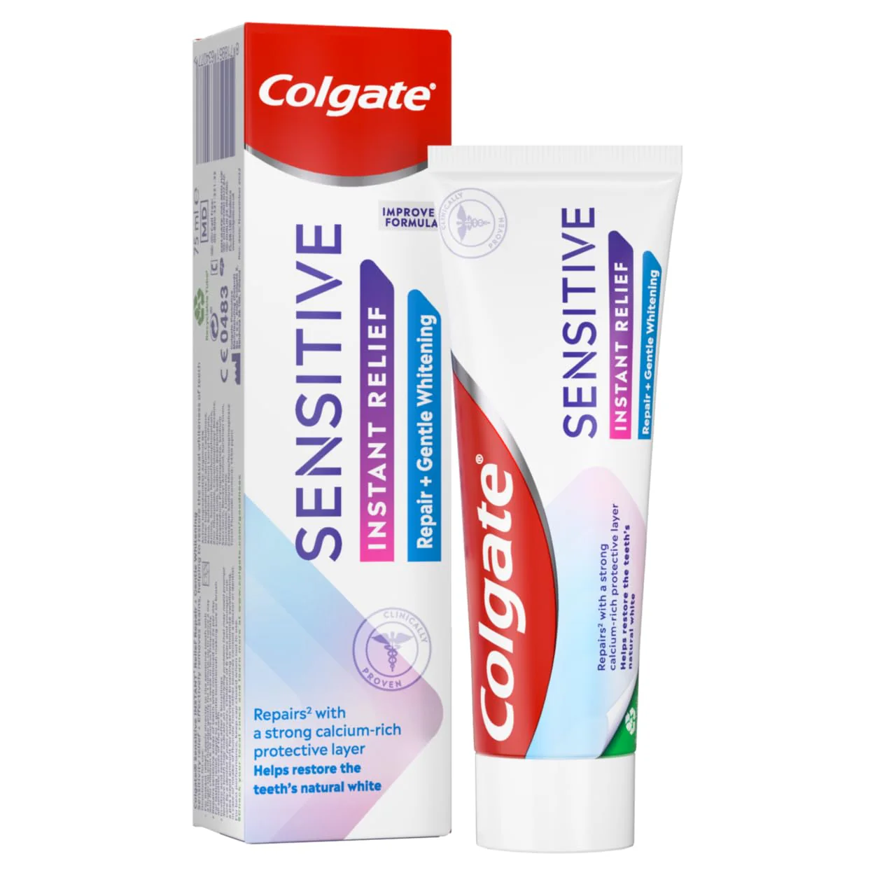 Colgate Sensitive Instant Relief Toothpaste 75ml (Pack of 4) - Image 2