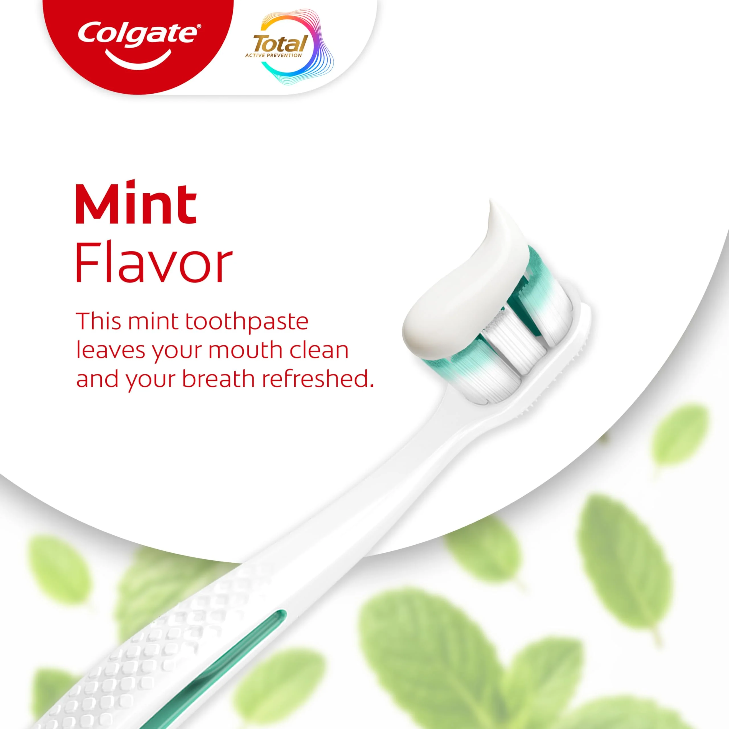 Colgate Total Active Prevention Whitening Gel Toothpaste with Fluoride, Bulk with Clinically Proven Formula That Fights Plaque Bacteria, Mint, 4 Pack, 5.1 oz - Image 7