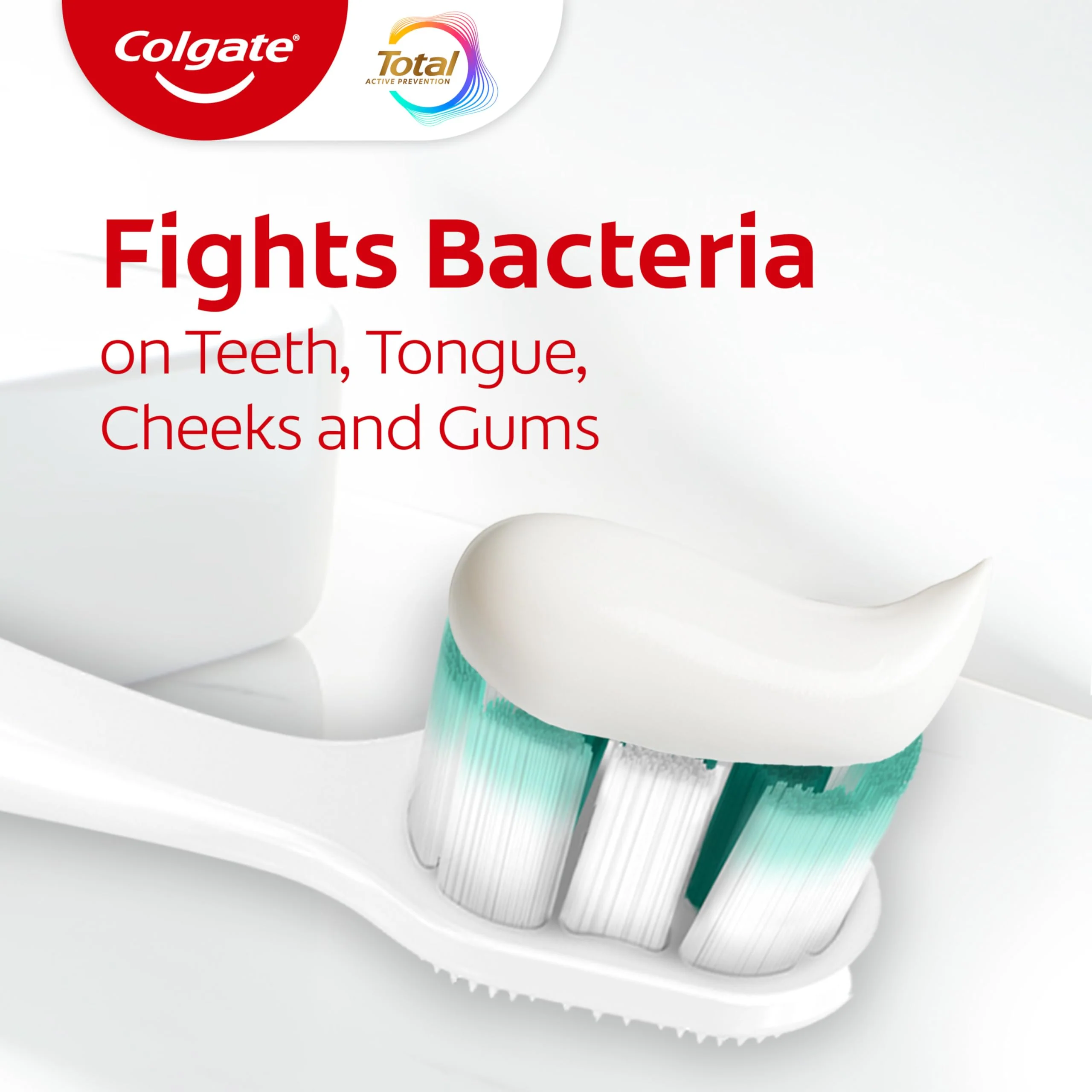 Colgate Total Whitening Toothpaste Paste, 5.1 oz, 4 Pack, Fluoride, Antibacterial, for Plaque, Gingivitis, Sensitivity, Stain Removal, Clinically Proven, Mint, Teeth Whitening, Stannous Fluoride - Image 7