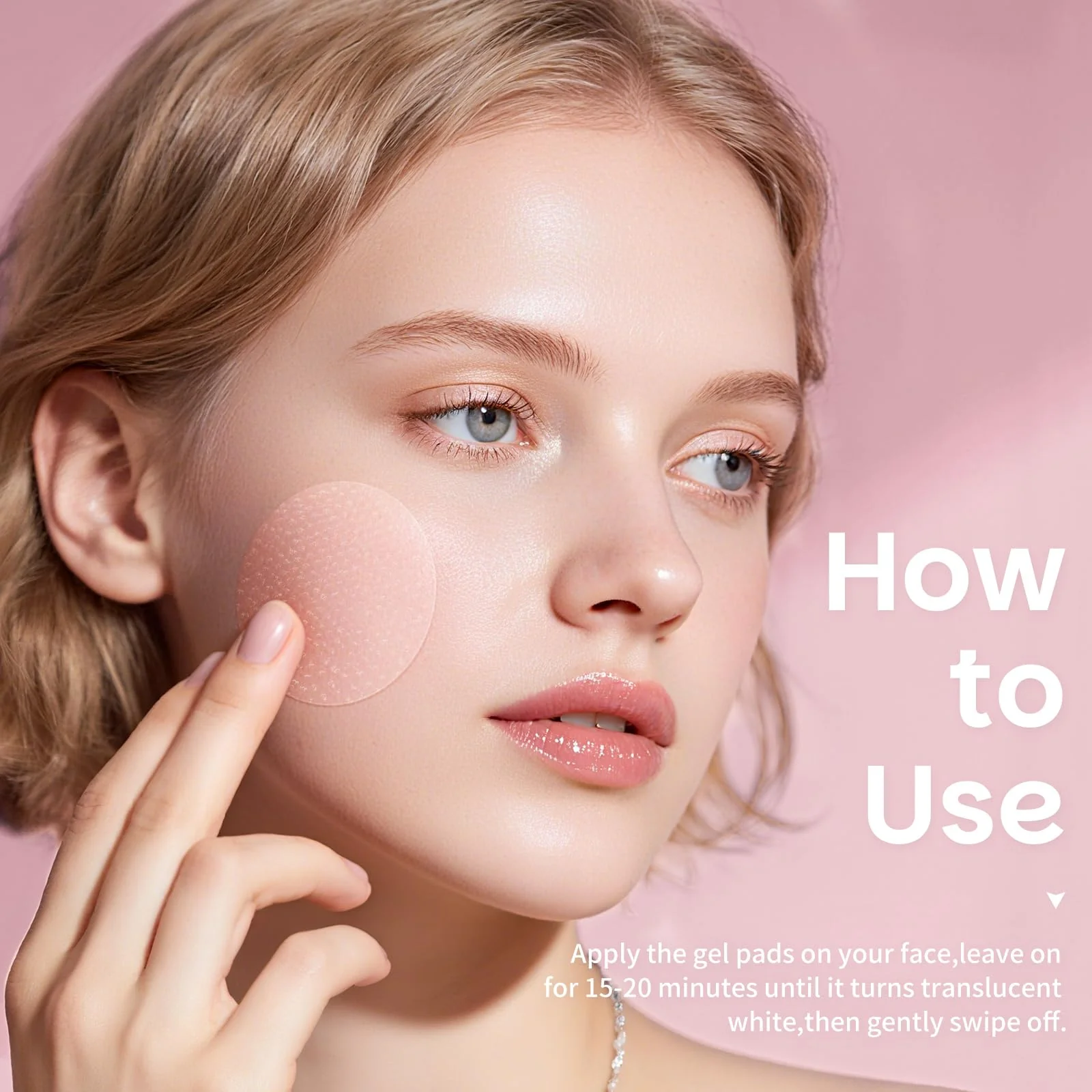 Collagen Gel Toner Pad for Face - Skin Firming,Improvin Elasticity,Pore Minimizer,Soothing Hydration, Gentle Exfoliating Face Pads,60 Pads - Image 3