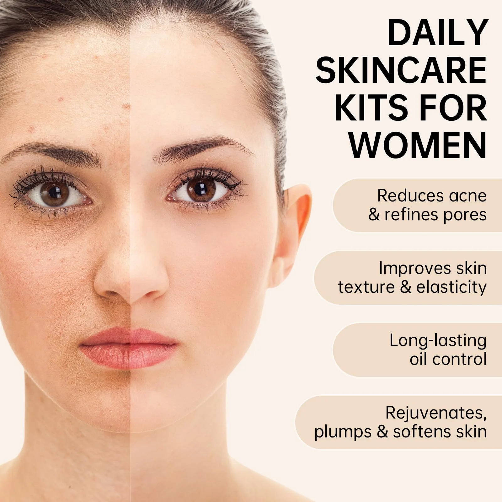 Collagen Skin Care Set,13-In-1 Travel Skincare Kits for Firming Skin, Shrink Pores, Anti Aging Skincare Set for Reduce Wrinkles.Smooth Fine Lines.Hydrating,Facial Kits for Women & Girls. - Image 9
