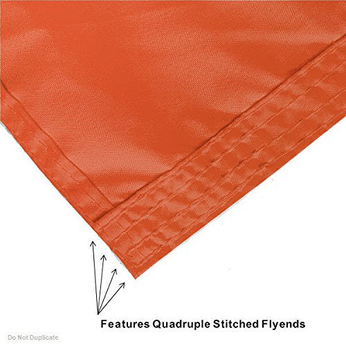 College Flags & Banners Co. Clemson Tigers Embroidered and Stitched Nylon Flag - Image 2