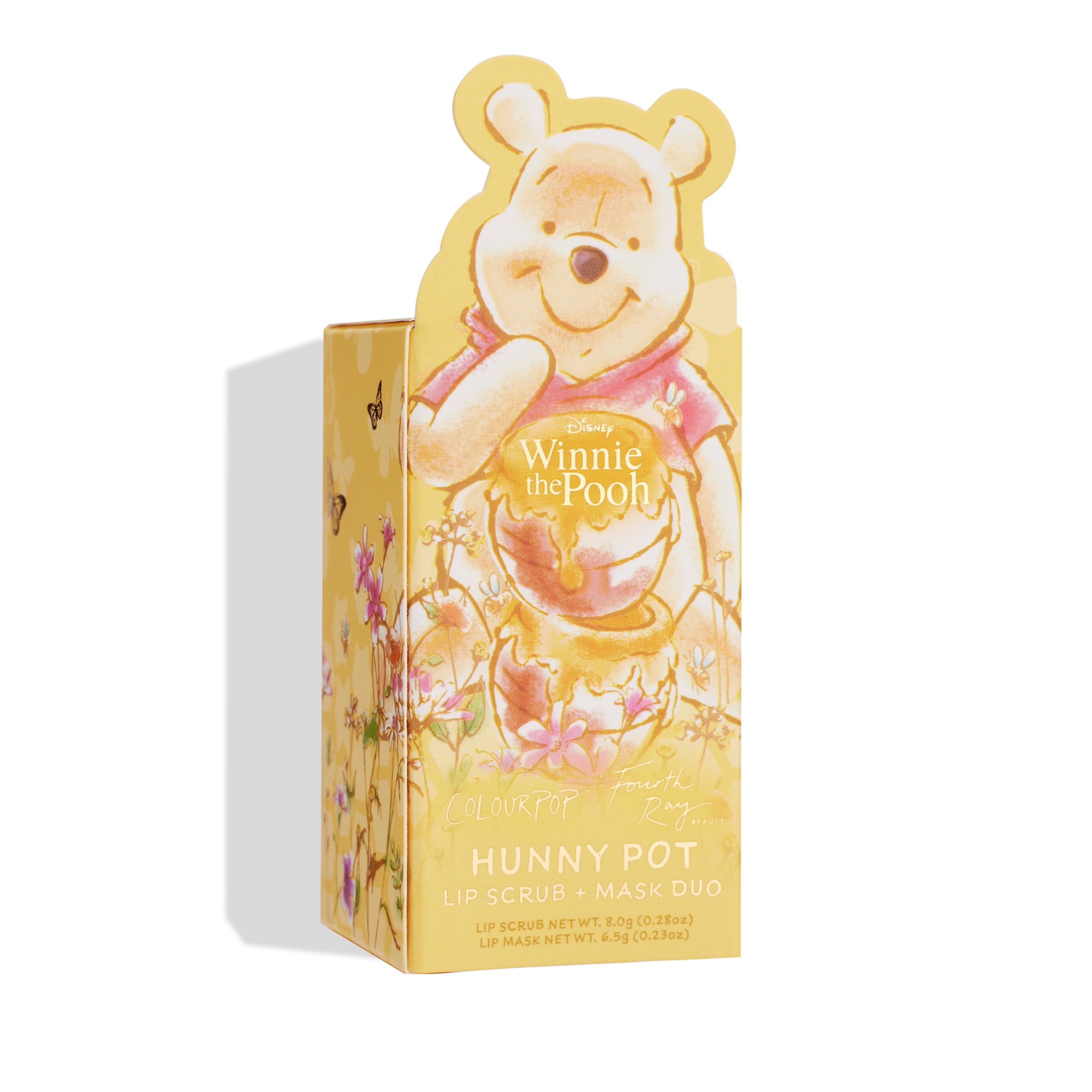 ColourPop x Winnie the Pooh Lip Scrub & Mask Set - Vegan & Cruelty-Free Lip Care Duo - Exfoliates, Moisturizes & Softens - Enriched with a Honey Flavor - Hunny Pot (2 Count) - Image 2