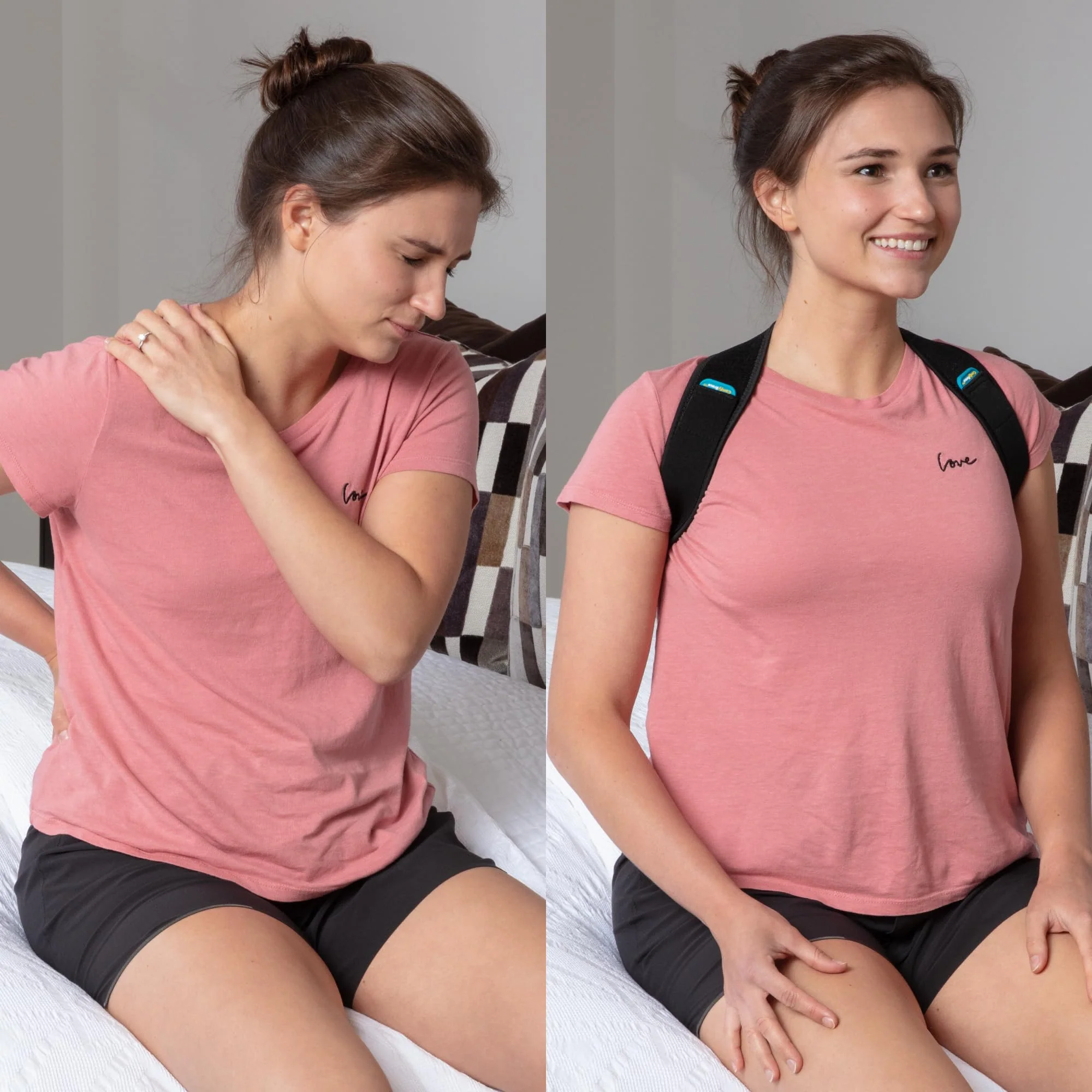 ComfyBrace Posture Corrector-Back Brace for Men and Women- Fully Adjustable Straightener for Mid, Upper Spine Support- Neck, Shoulder, Clavicle and Back Pain Relief-Breathable - Image 7