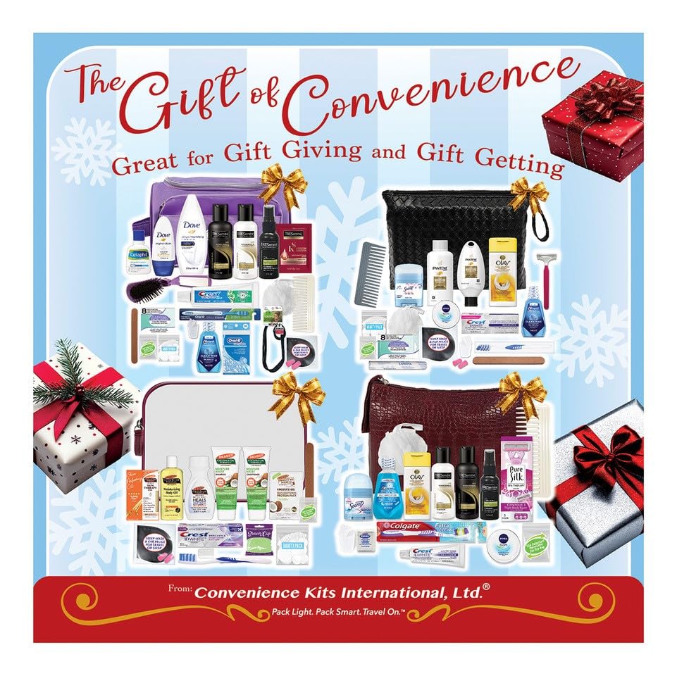 Convenience Kits International Women’s Premium 20-Piece Kit with Travel Size TSA Compliant Essentials in Stylish Cosmetic Bag - Image 4