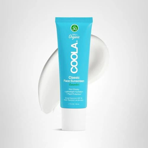 COOLA Organic Face Sunscreen SPF 30 Sunblock Lotion, Dermatologist Tested Skin Care for Daily Protection, Vegan and Gluten Free, Cucumber, 1.7 Fl Oz - Image 2