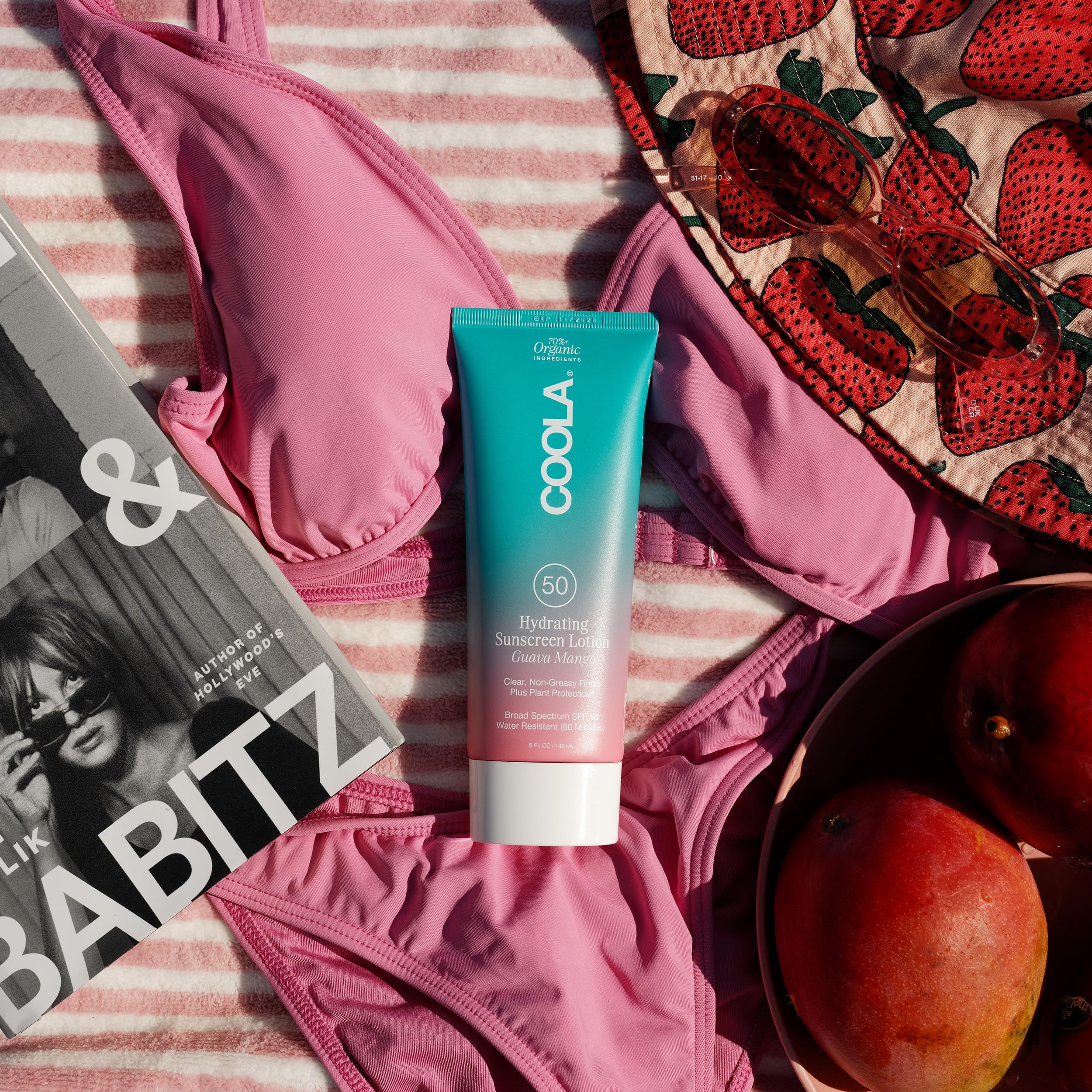 COOLA Organic Sunscreen SPF 50 Sunblock Body Lotion, Dermatologist Tested Skin Care for Daily Protection, Vegan and Gluten Free, Guava Mango, 5 Fl Oz - Image 7