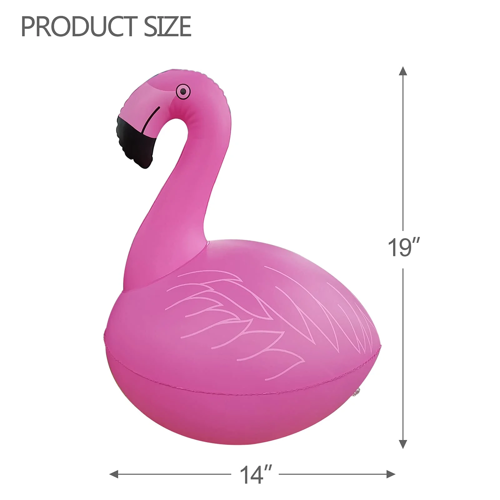 Cootway Floating Pool Lights Pack of 2, Solar Flamingo Pool Lights Waterproof, Glow in The Dark Solar Floating Pool Lights, Inflatable Floating Lights for Pool Wedding Party Decorations - Image 2