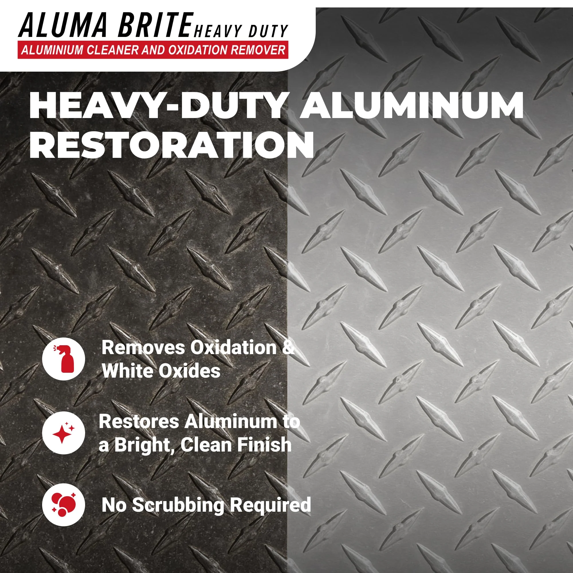 Corrosion Technologies ALuma Brite Heavy Duty Aluminum Cleaner, Industrial Brightener for Oxidation Removal, Concrete and Soot Residue, Commercial-Grade, High Foaming Rinse-Free Formula, 1 Gallon - Image 8