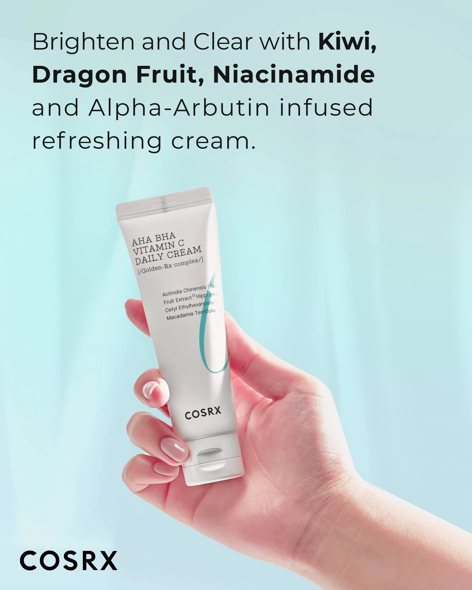 COSRX AHA BHA VITAMIN C Daily Cream 1.69 fl. oz 50 ml, Face Cream, Anti Aging, Plumping Skin, Natural, Fruit, Korean Skin Care - Image 7