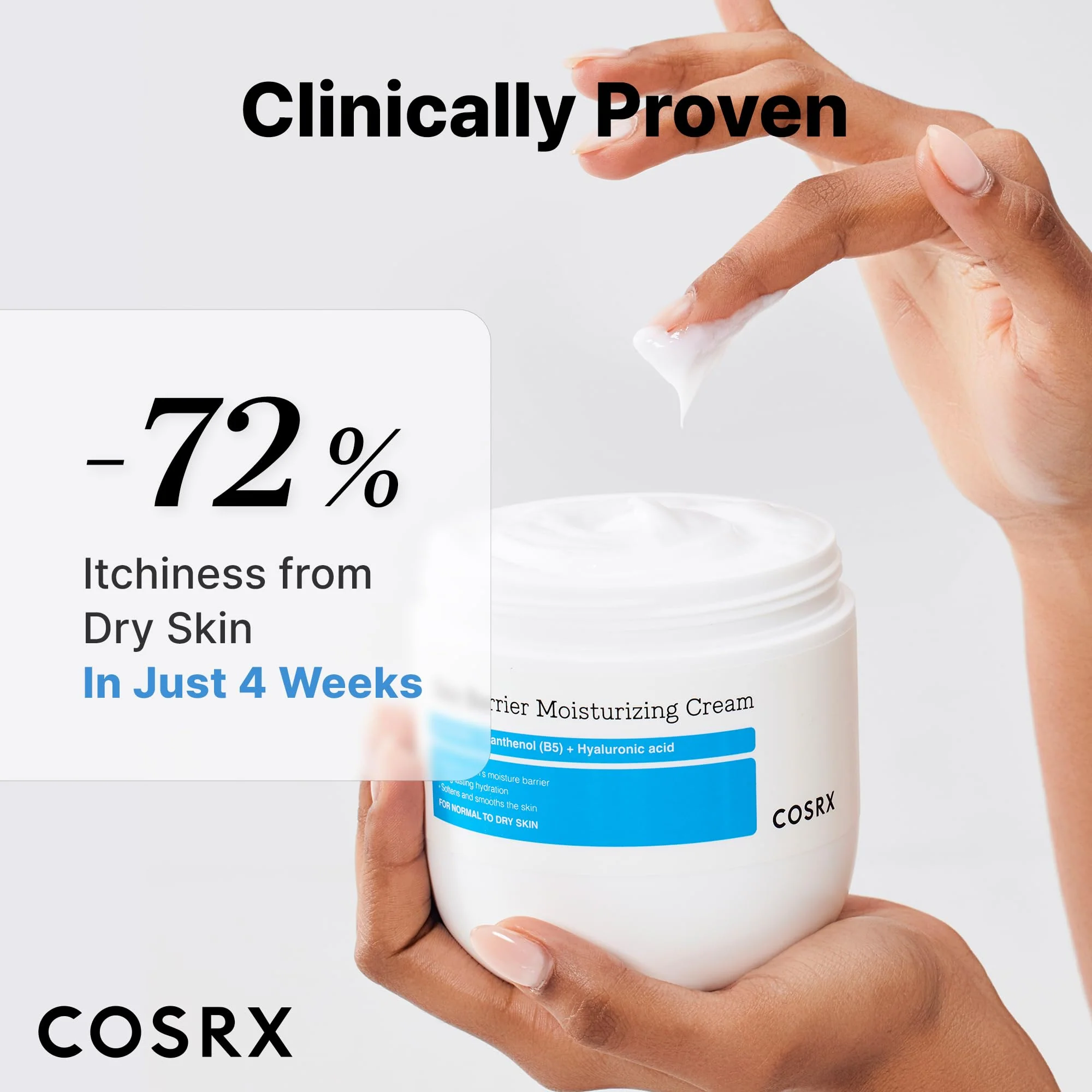 COSRX Skin Barrier Moisturizing Body Cream | 100-Hour Hydration For Dry to Extremely Dry Skin, with Ceramide & Hyaluronic Acid | Unscented, Non-Greasy | 15.2 fl oz, Korean Skin Care - Image 5