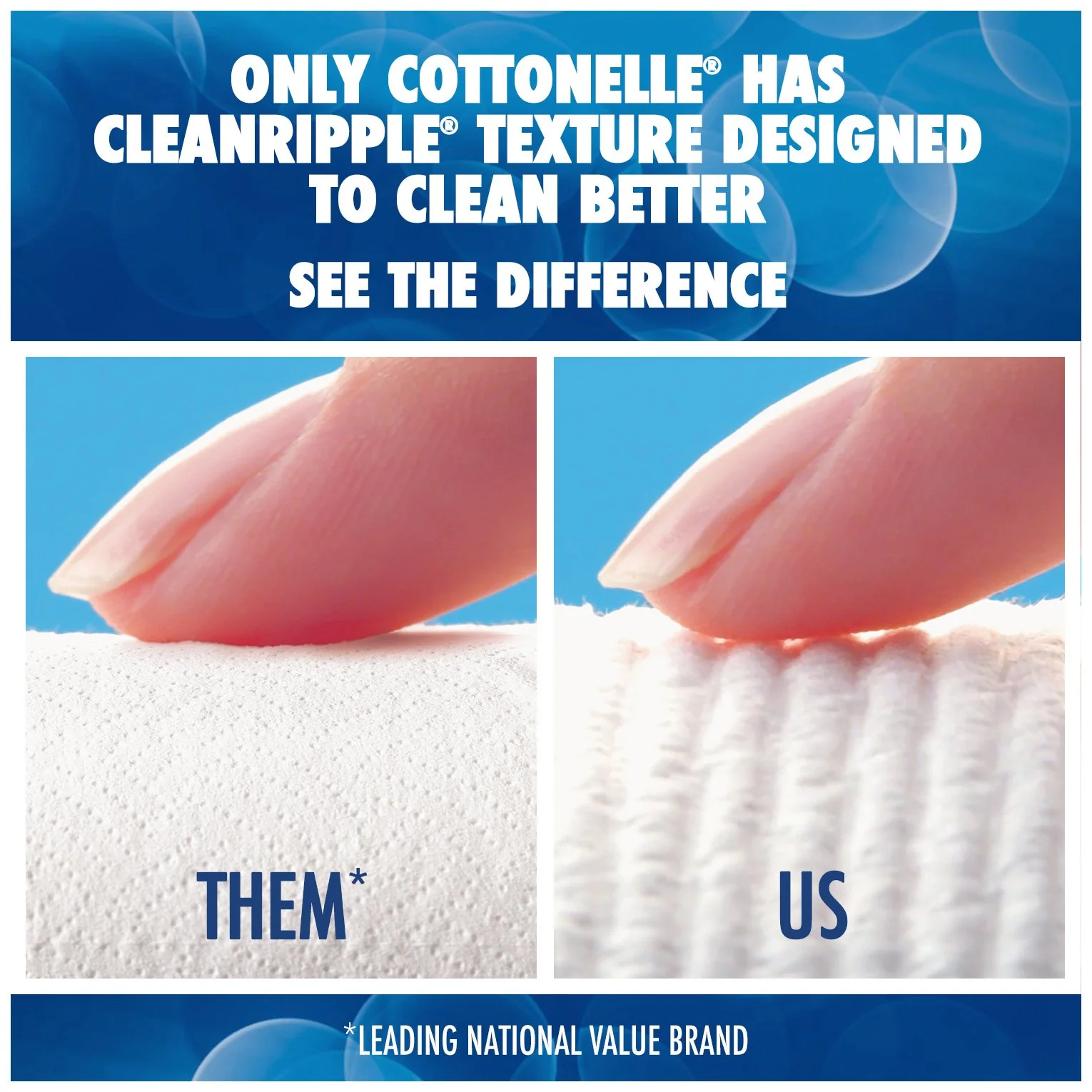 Cottonelle CleanCare Toilet Paper, Strong Bath Tissue, 18 Double Rolls - Image 4