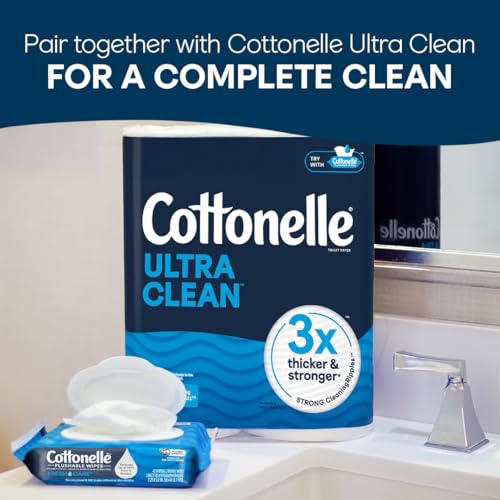 Cottonelle Fresh Care On-The-Go Flushable Wet Wipes, Adult Wet Wipes, 24 On-The-Go Pack, 14 Wipes Per Pack (336 Total Wipes), Packaging May Vary - Image 2