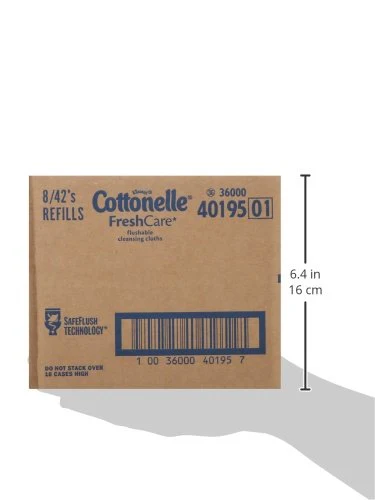 Cottonelle FreshCare Flushable Cleansing Cloths, 336 Count - Image 3