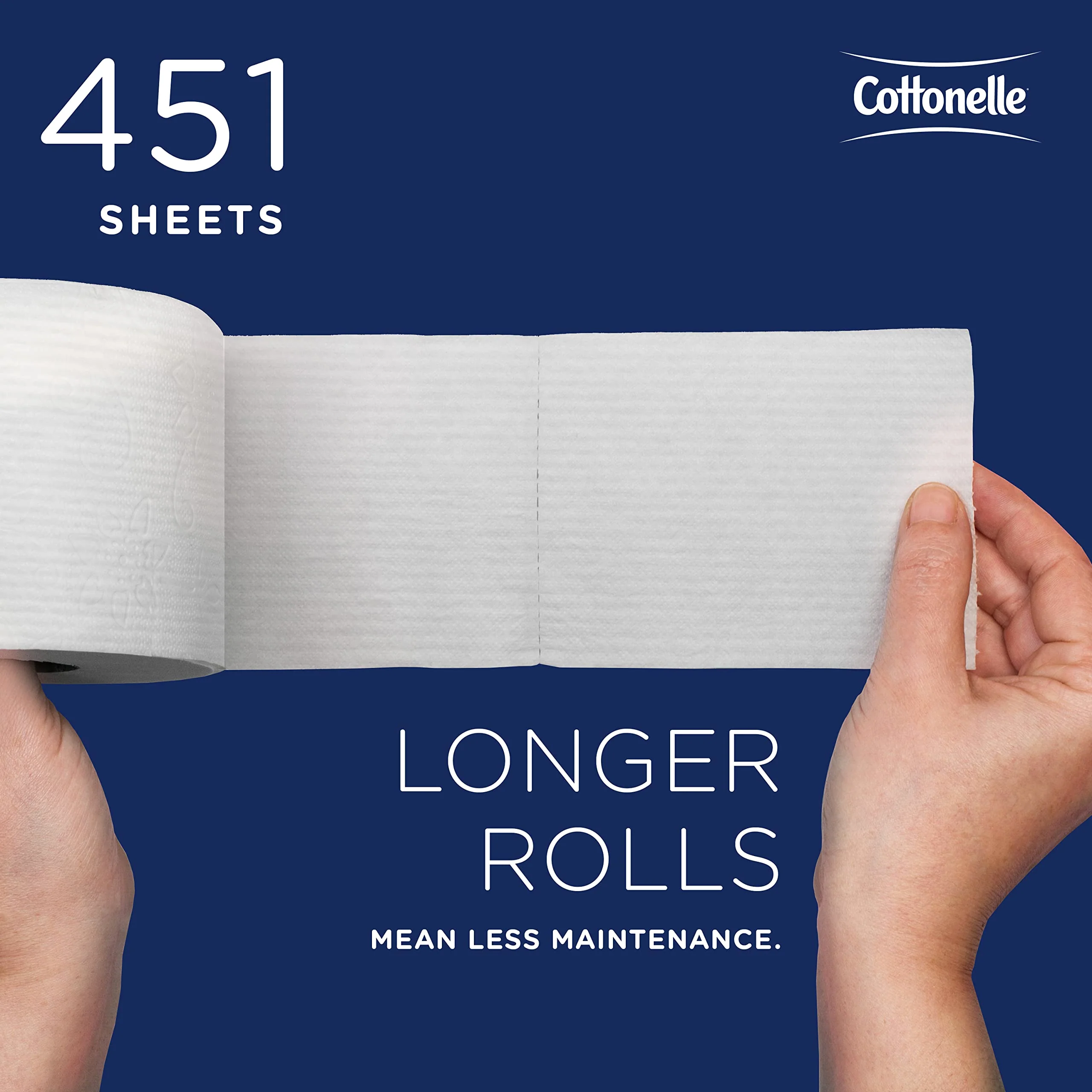 Cottonelle Professional Standard Roll Bulk Toilet Paper (17713), 2-Ply, White (60 Rolls of 451 Sheets, 27,060 Sheet Total) - Image 4