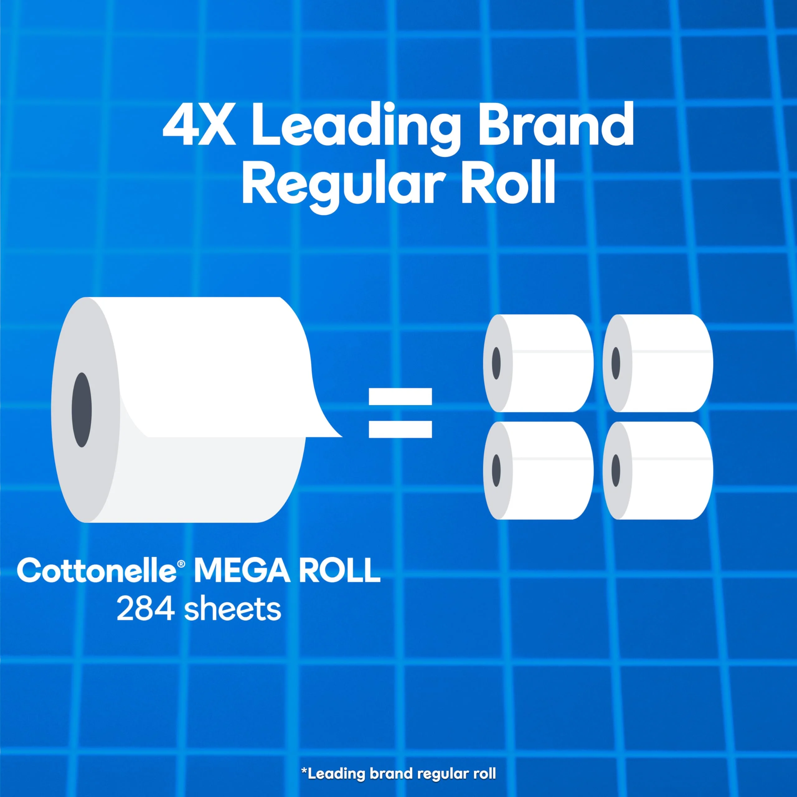 Cottonelle Ultra Clean Toilet Paper, 1-Ply, Strong Tissue, 36 Mega Rolls (312 Sheets per Roll), Packaging May Vary - Image 2