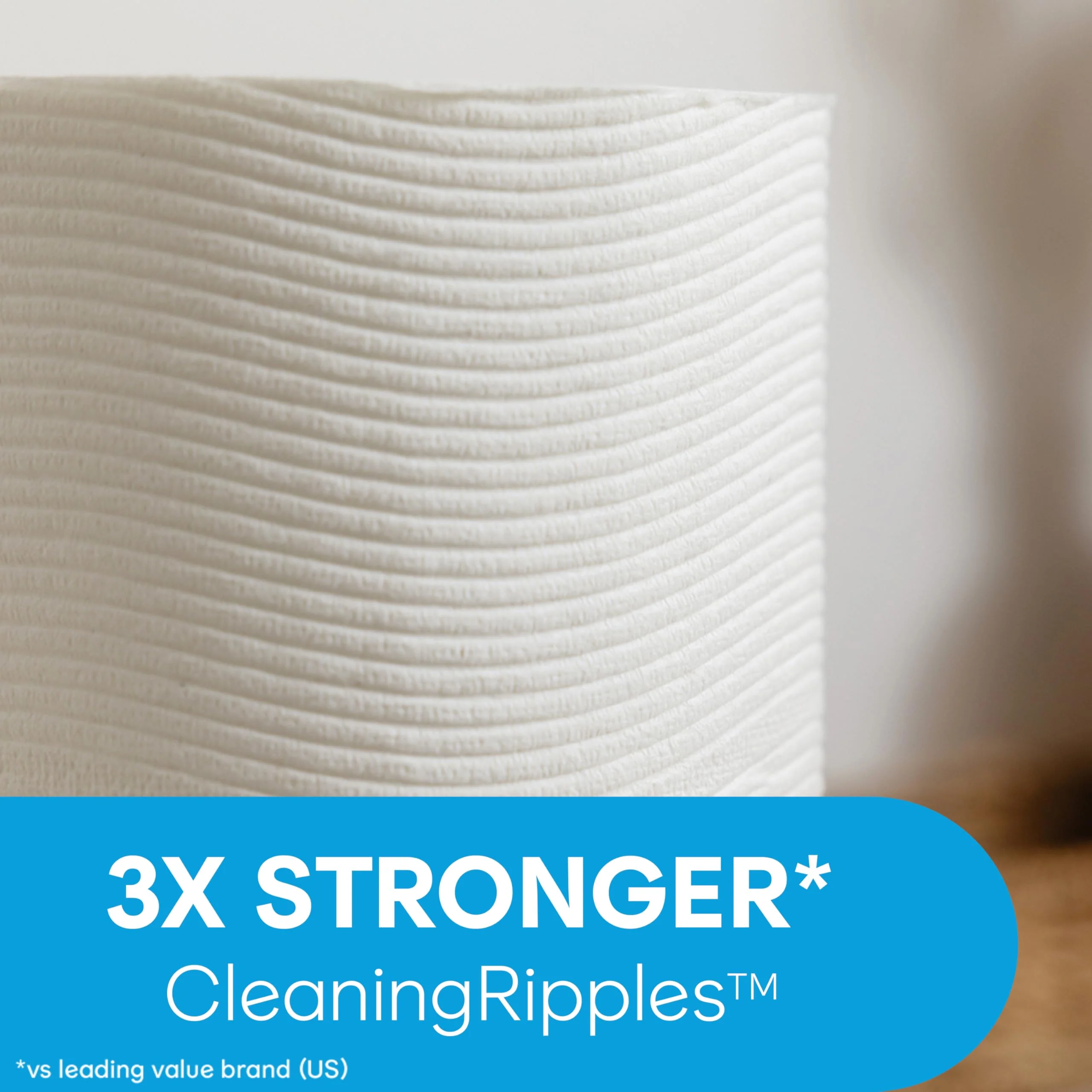 Cottonelle Ultra Clean Toilet Paper with Active CleaningRipples Texture, Strong Bath Tissue, 12 Family Mega Rolls = 66 Regular Rolls - Image 4