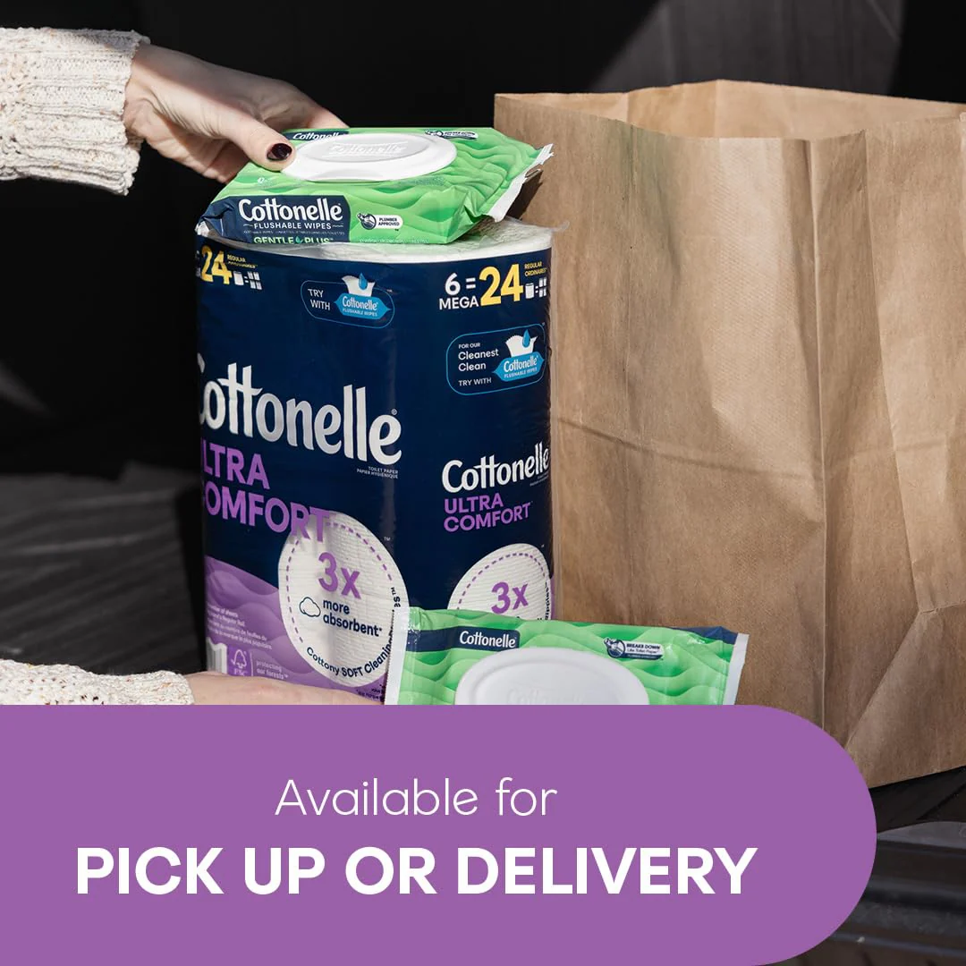 Cottonelle Ultra Comfort Toilet Paper with Cushiony CleaningRipples Texture, 32 Family Mega Rolls = 144 Regular Rolls (8 Packs of 4) - Image 2